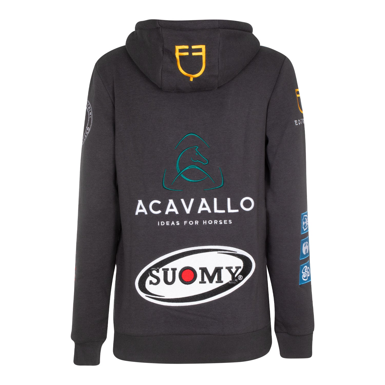 Felpa con cappuccio per donna Equestro Multilogo 2024