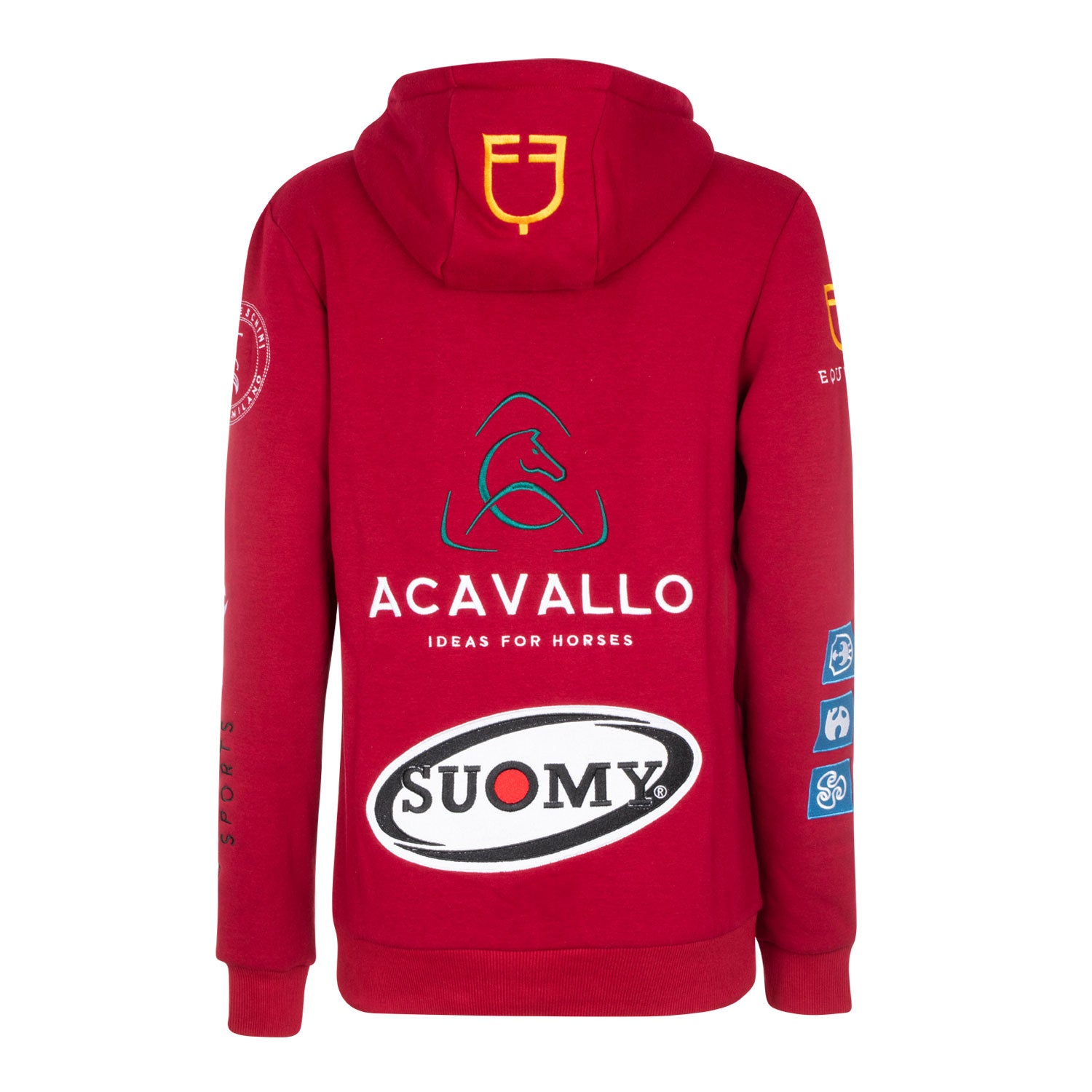Felpa con cappuccio per donna Equestro Multilogo 2024