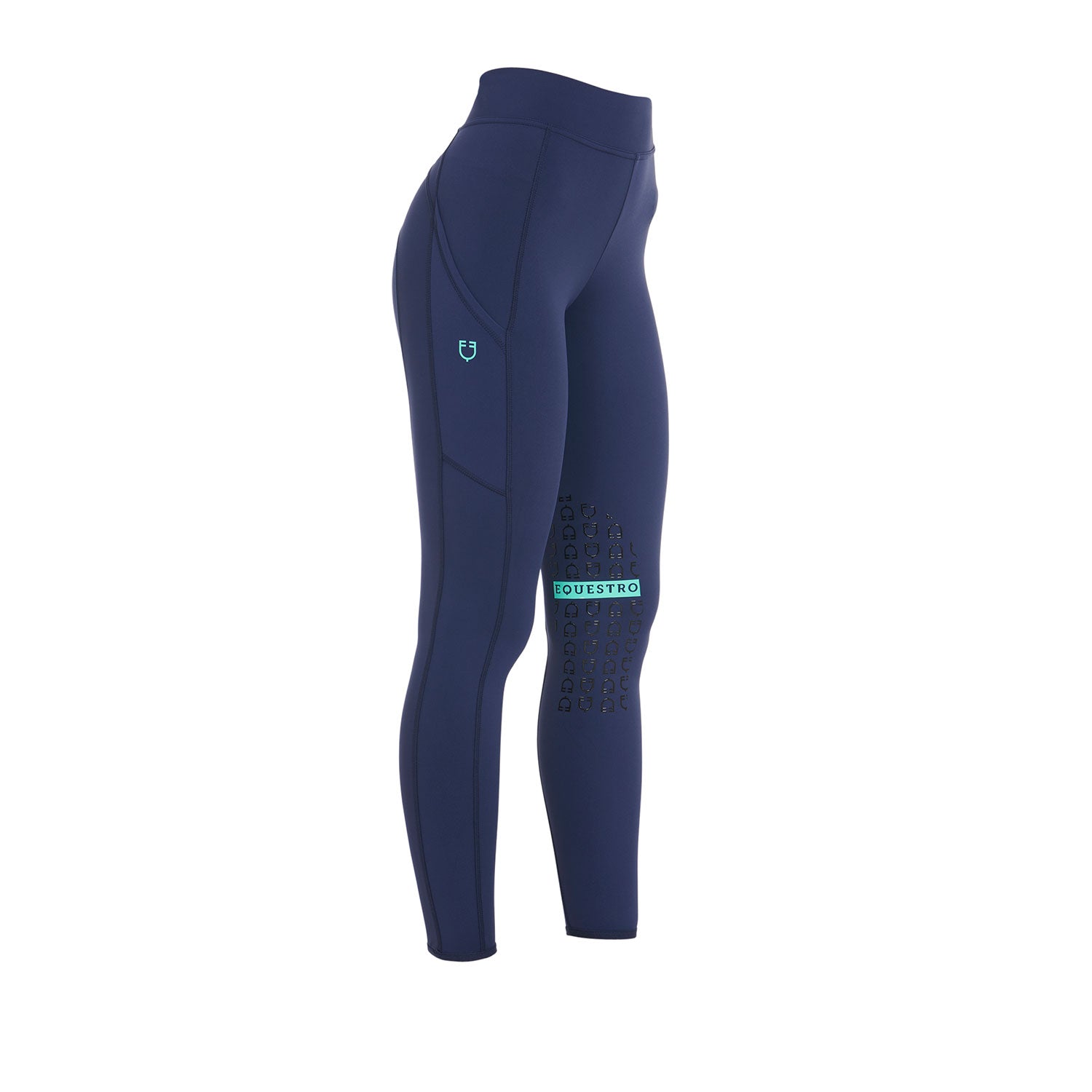 Equestro Leggins Donna Slim Fit Light Tessuto Elasticizzato
