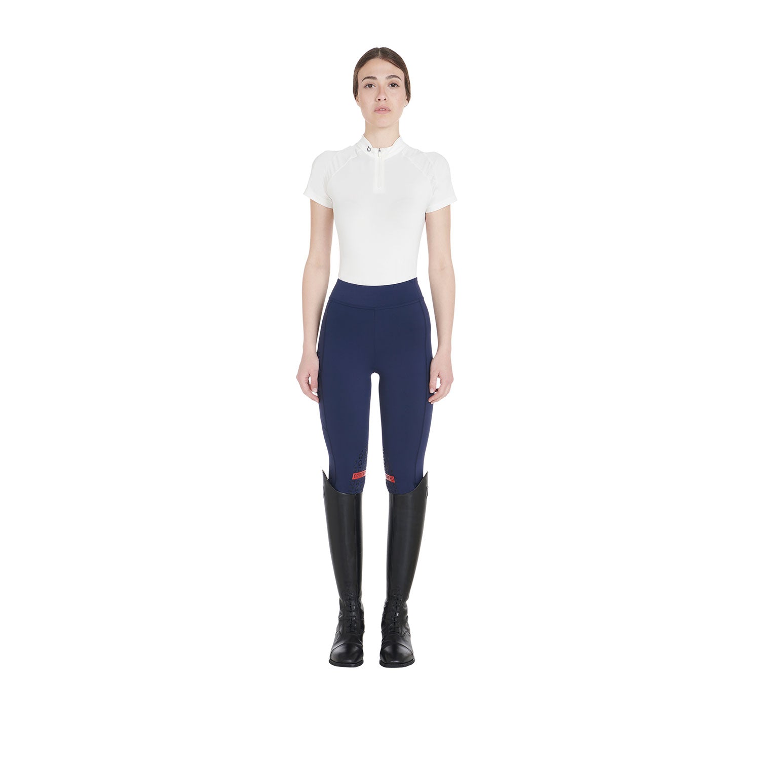 Equestro Leggins Donna Slim Fit Light Tessuto Elasticizzato