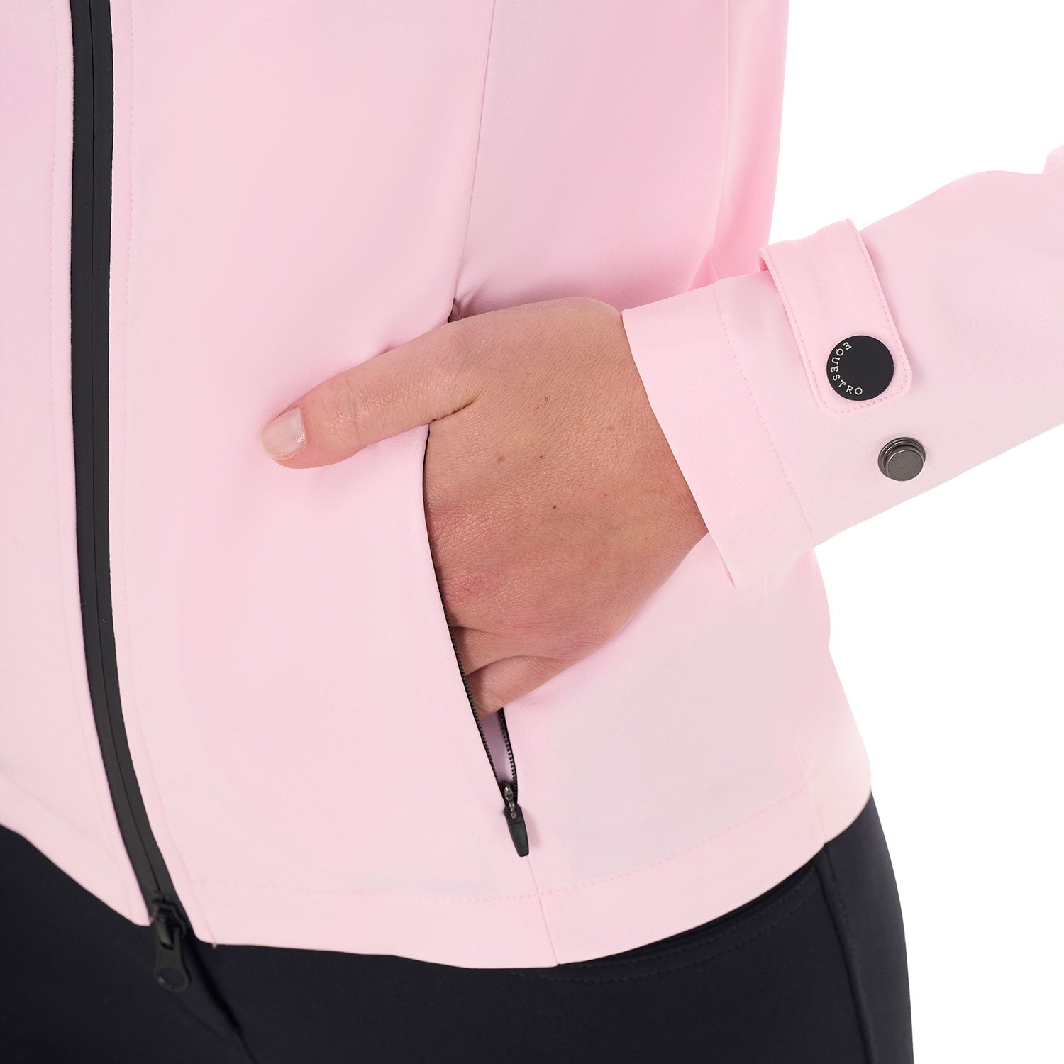 Giacca donna softshell slim fit zip antivento Equestro