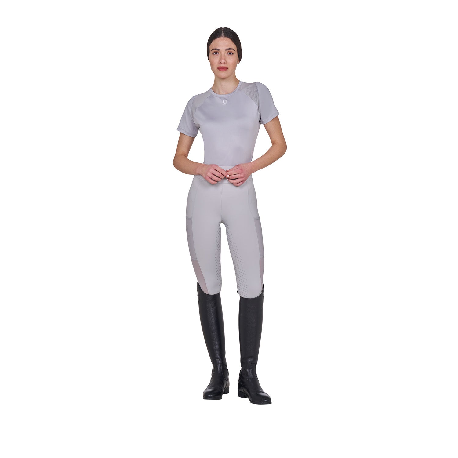Equestro T Shirt Tecnica Donna Slim Fit da Allenamento