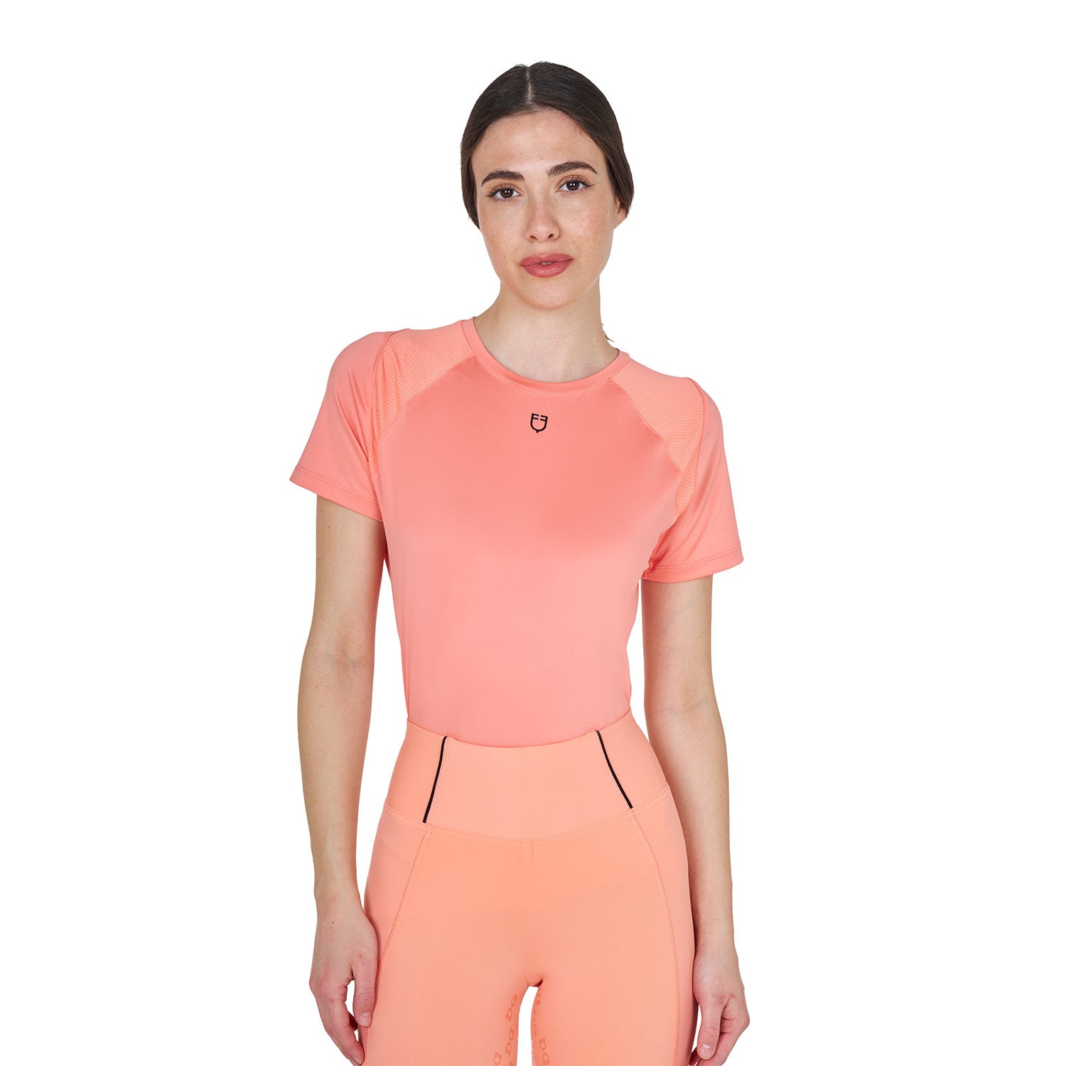 Equestro T Shirt Tecnica Donna Slim Fit da Allenamento