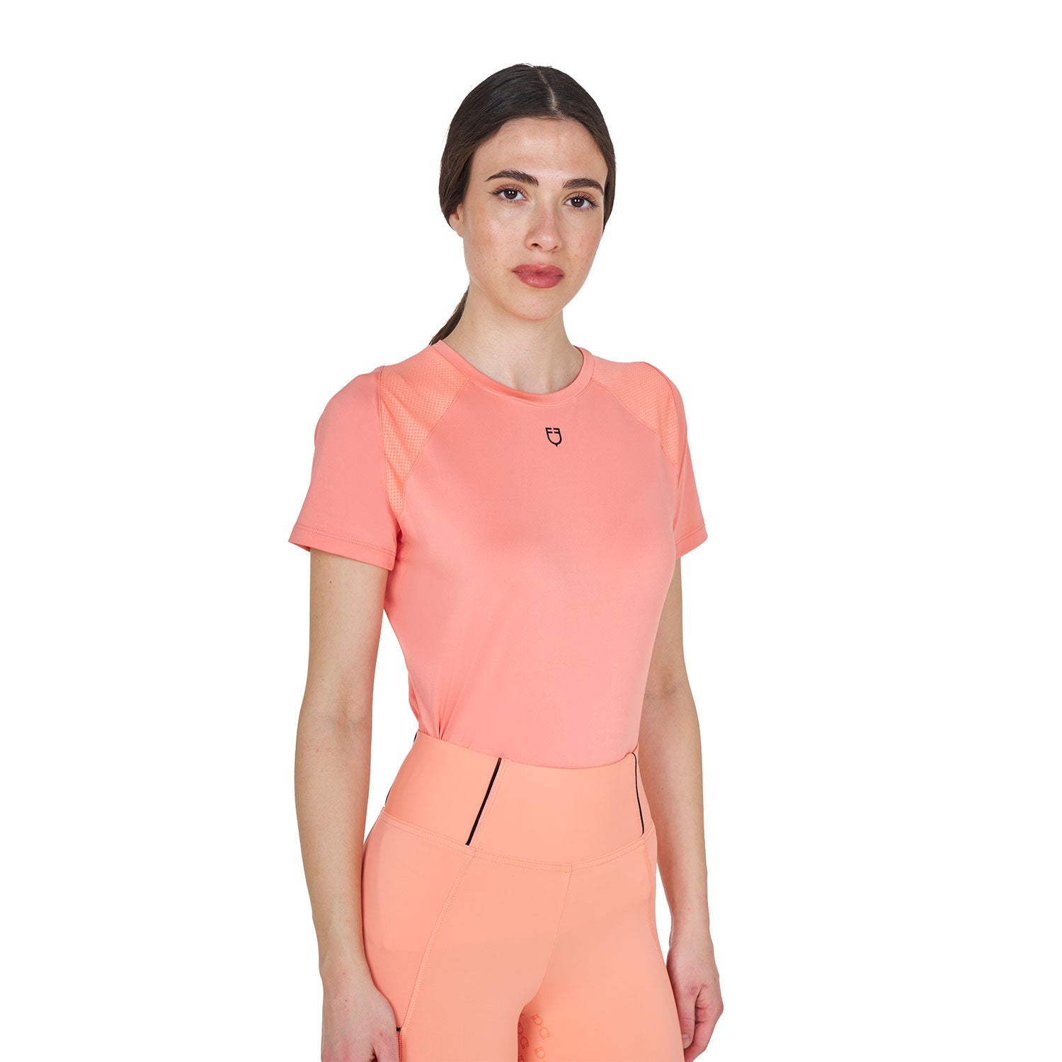 Equestro T Shirt Tecnica Donna Slim Fit da Allenamento