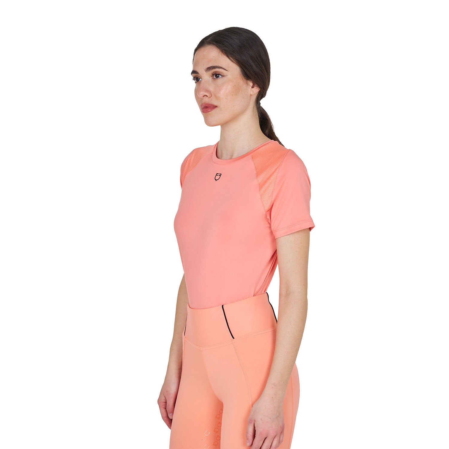 Equestro T Shirt Tecnica Donna Slim Fit da Allenamento