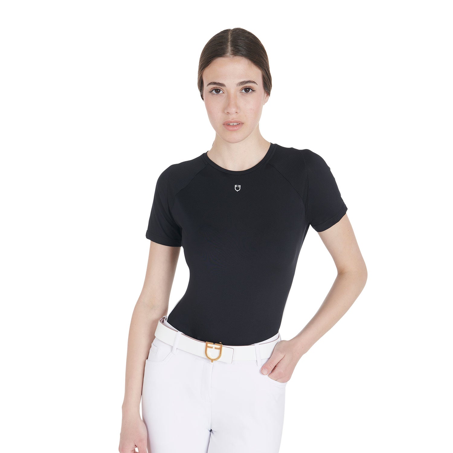 Equestro T Shirt Tecnica Donna Slim Fit da Allenamento
