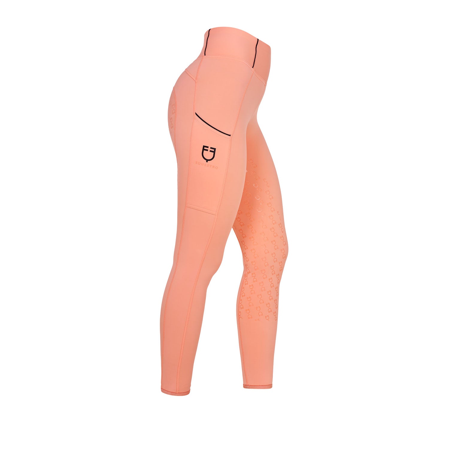 Equestro Leggins Donna Slim Fit Full Grip