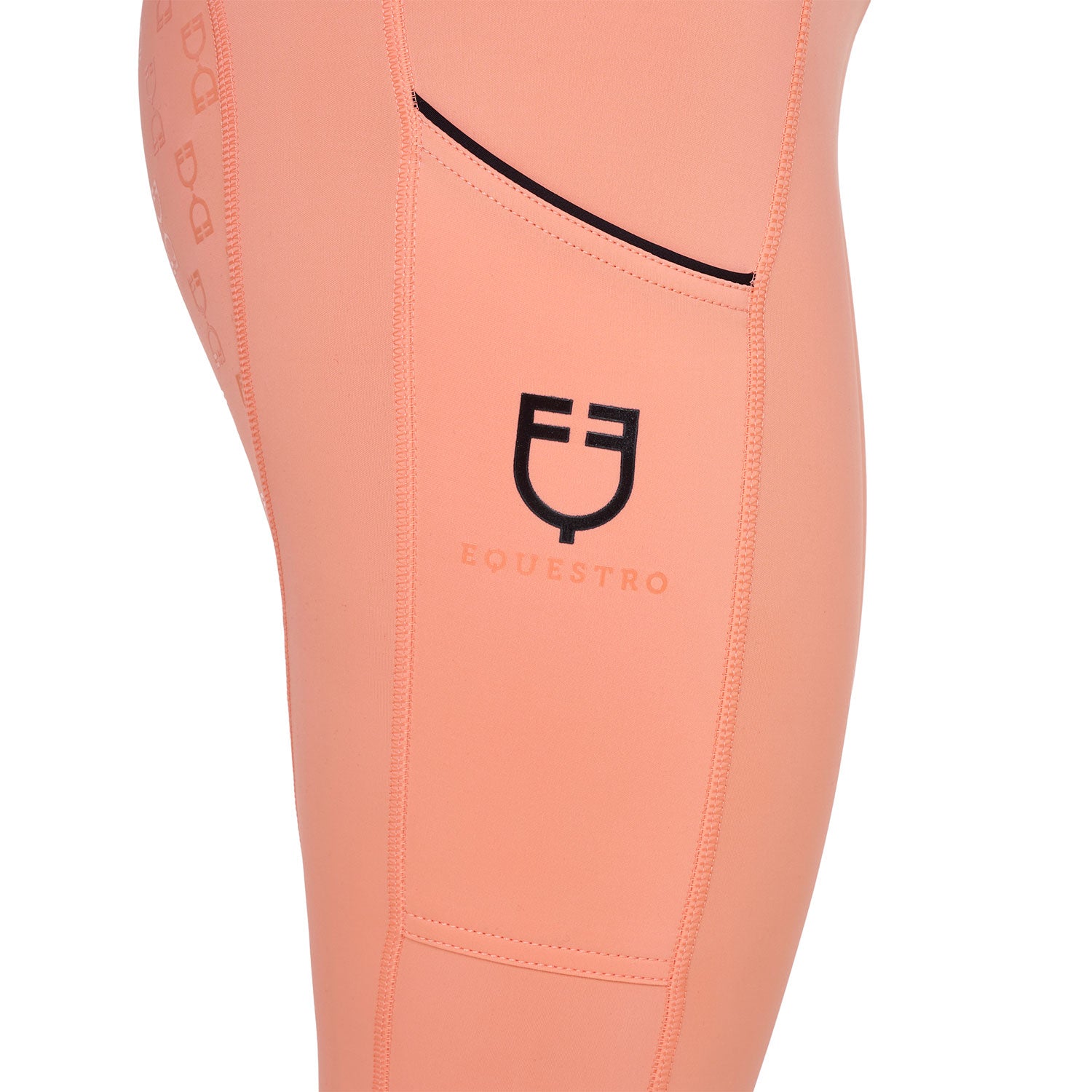 Equestro Leggins Donna Slim Fit Full Grip