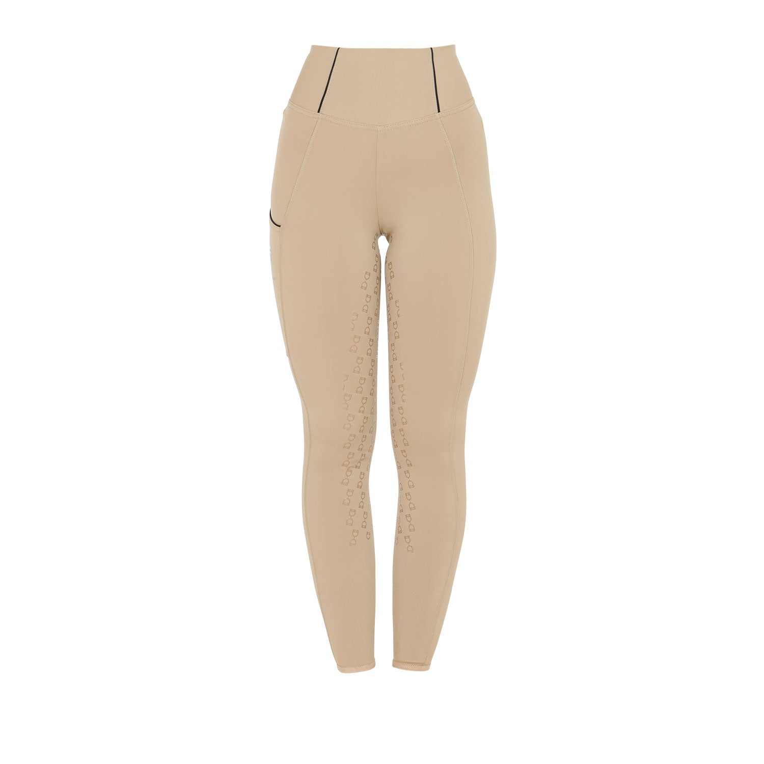 Equestro Leggins Donna Slim Fit Full Grip