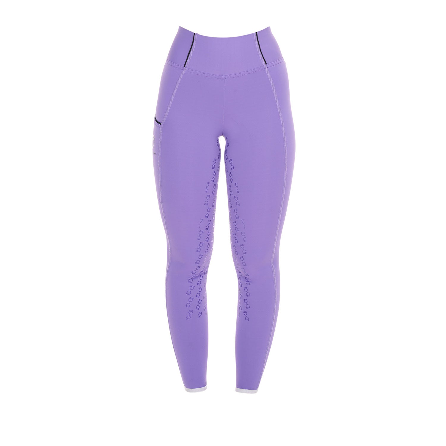 Equestro Leggins Donna Slim Fit Full Grip
