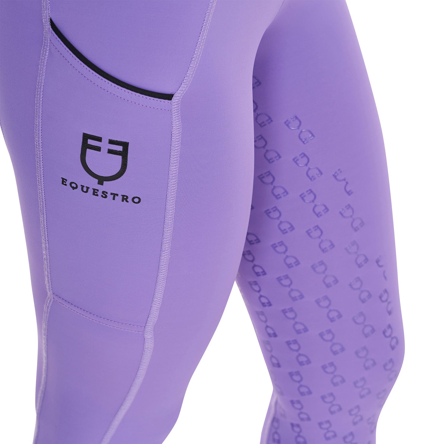 Equestro Leggins Donna Slim Fit Full Grip