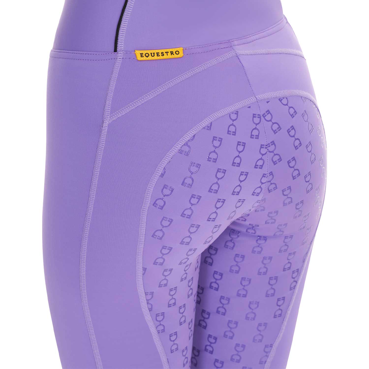 Equestro Leggins Donna Slim Fit Full Grip