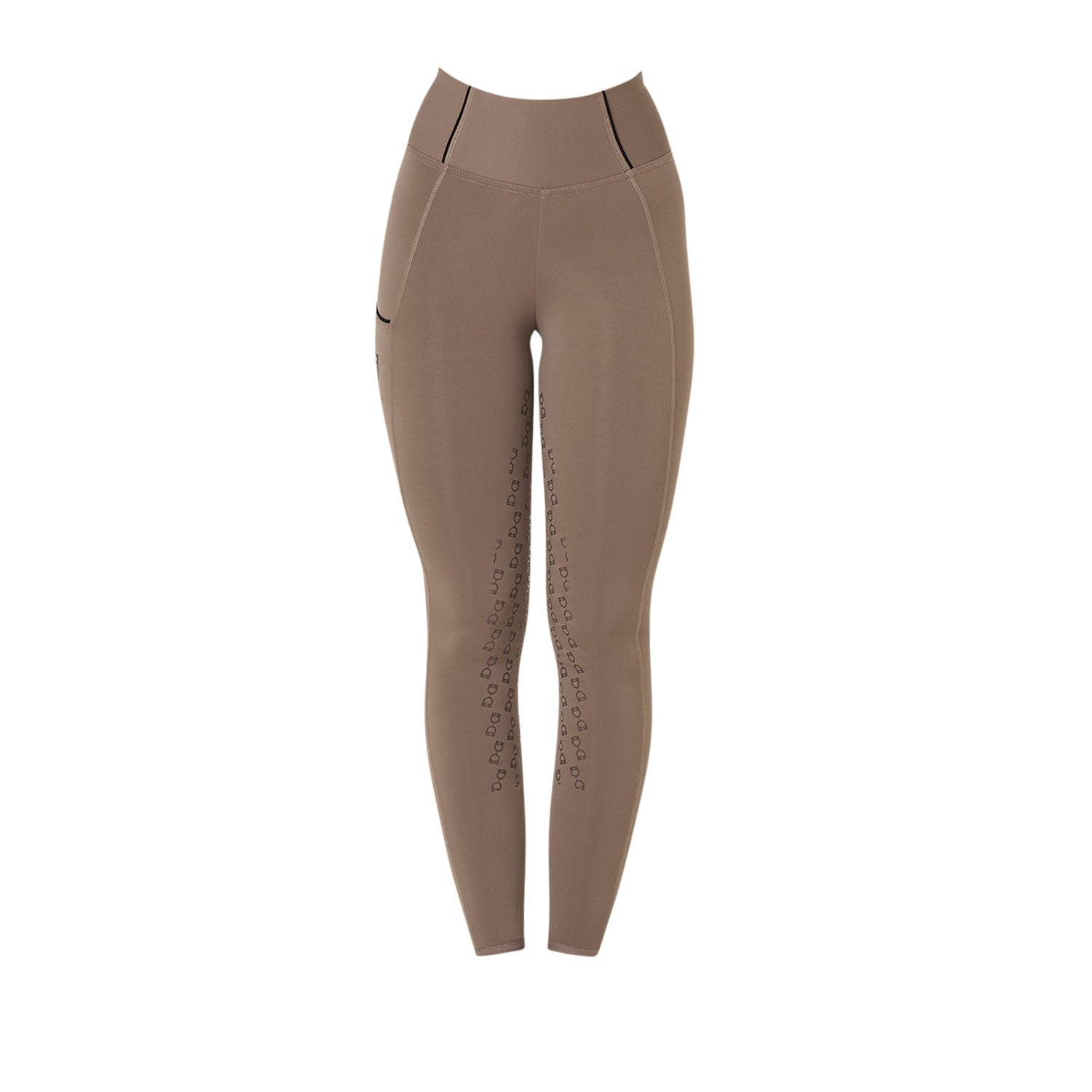 Equestro Leggins Donna Slim Fit Full Grip