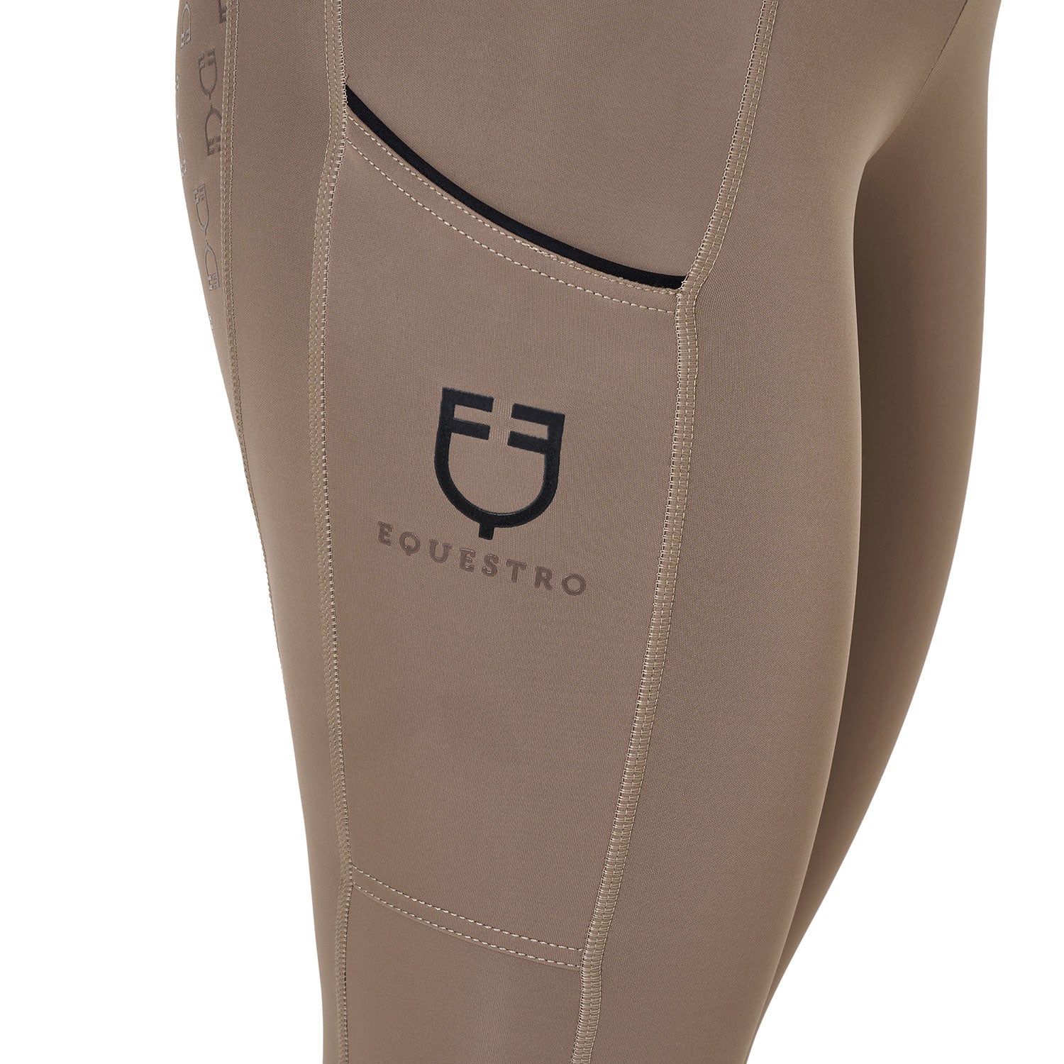 Equestro Leggins Donna Slim Fit Full Grip