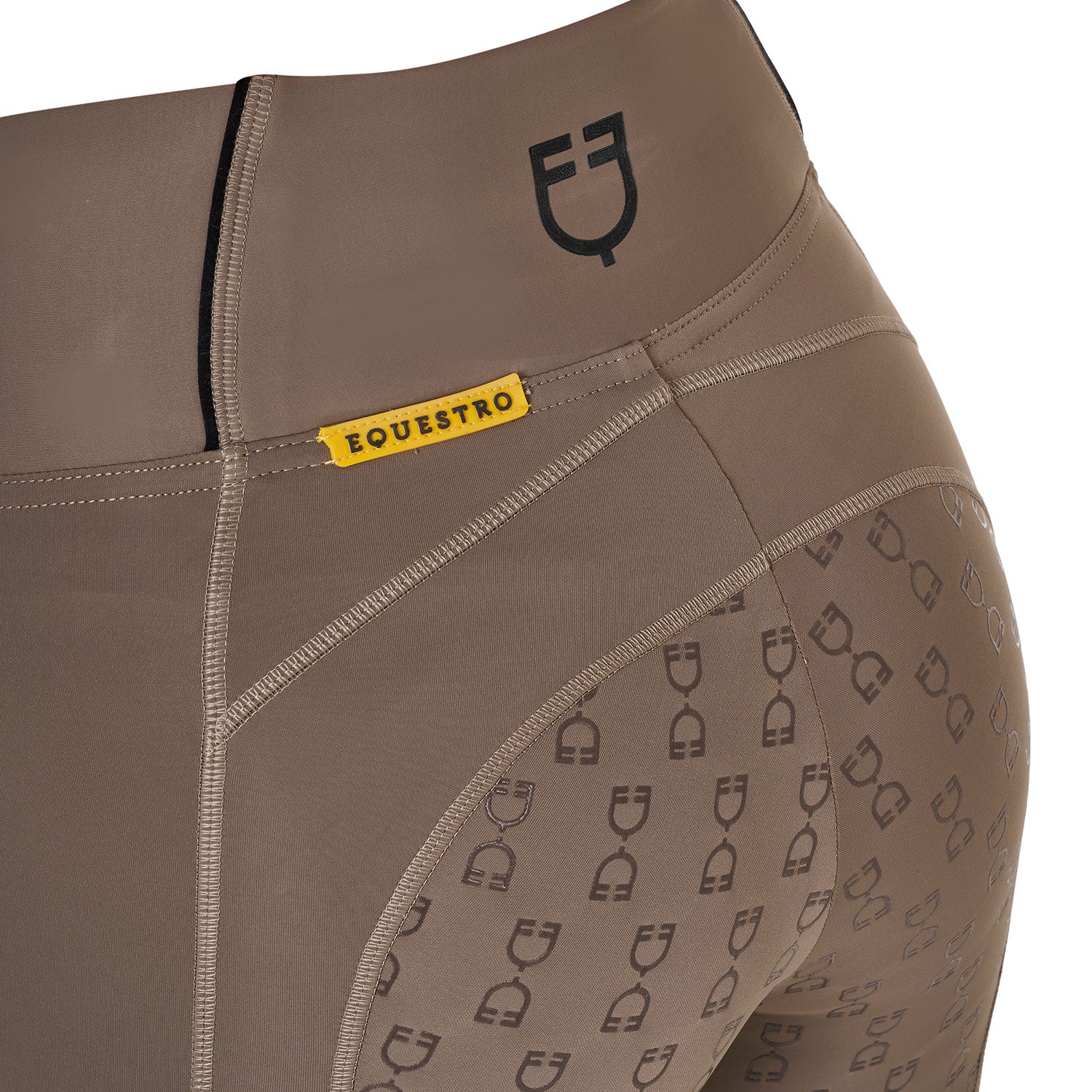 Equestro Leggins Donna Slim Fit Full Grip