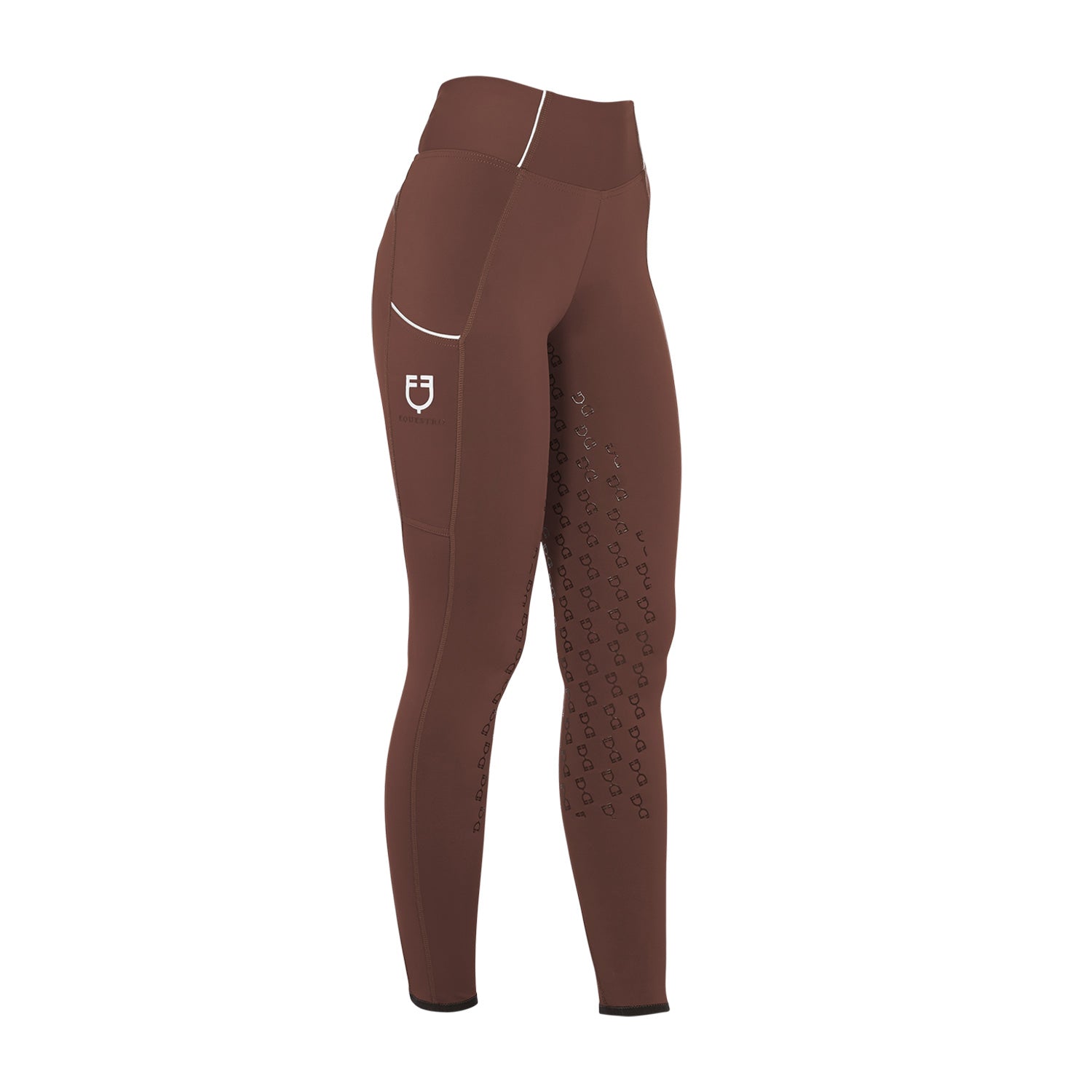 Equestro Leggins Donna Slim Fit Full Grip
