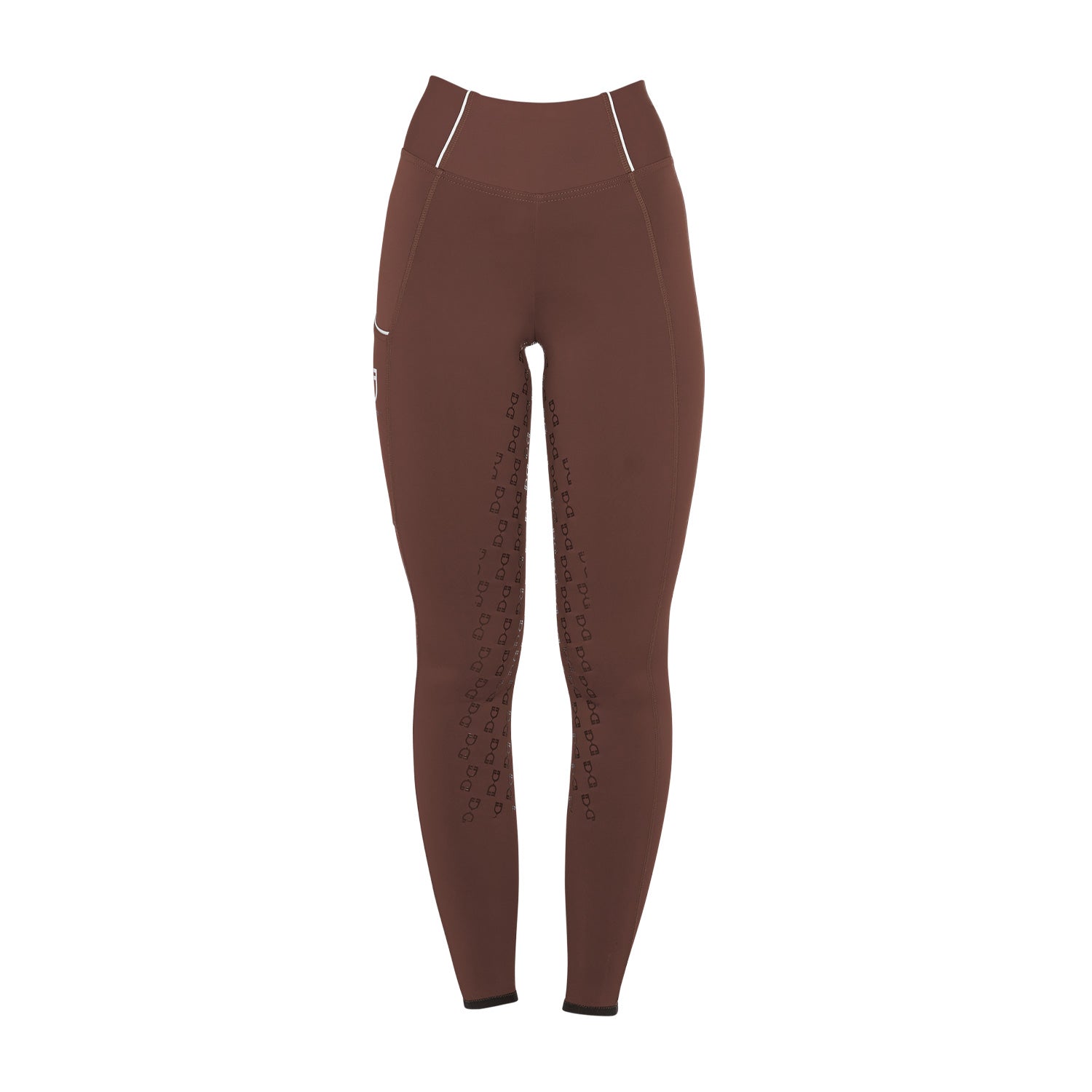 Equestro Leggins Donna Slim Fit Full Grip