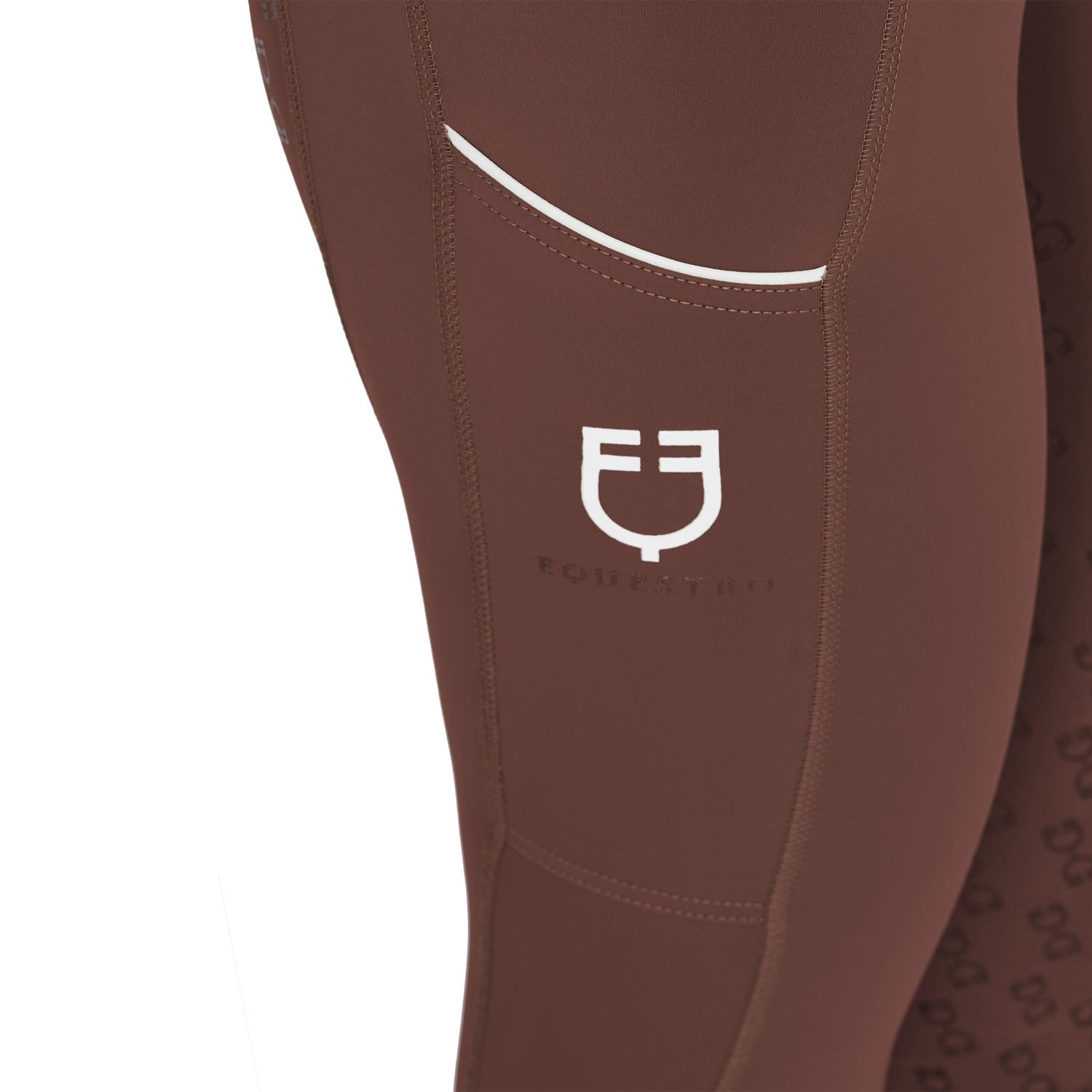 Equestro Leggins Donna Slim Fit Full Grip