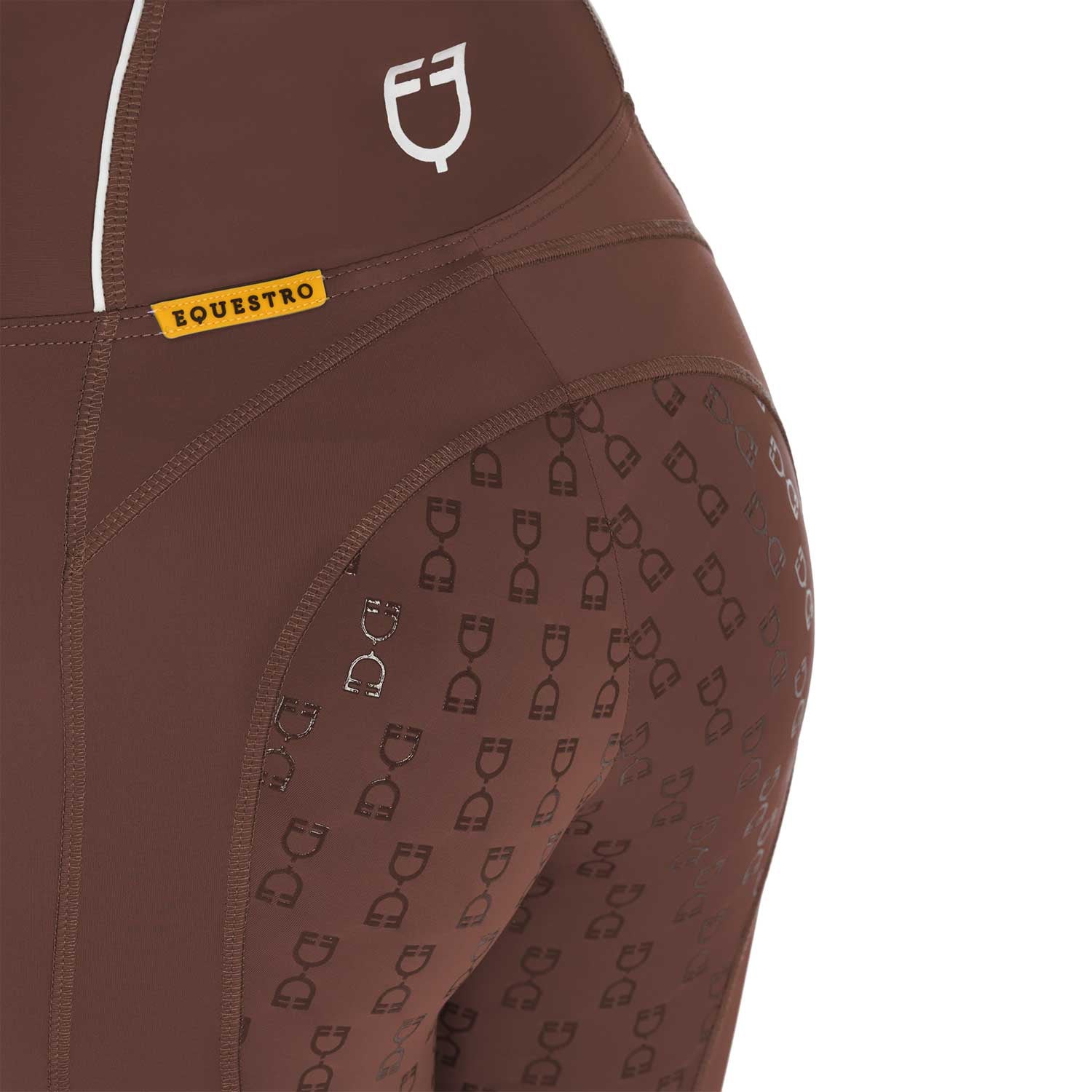 Equestro Leggins Donna Slim Fit Full Grip