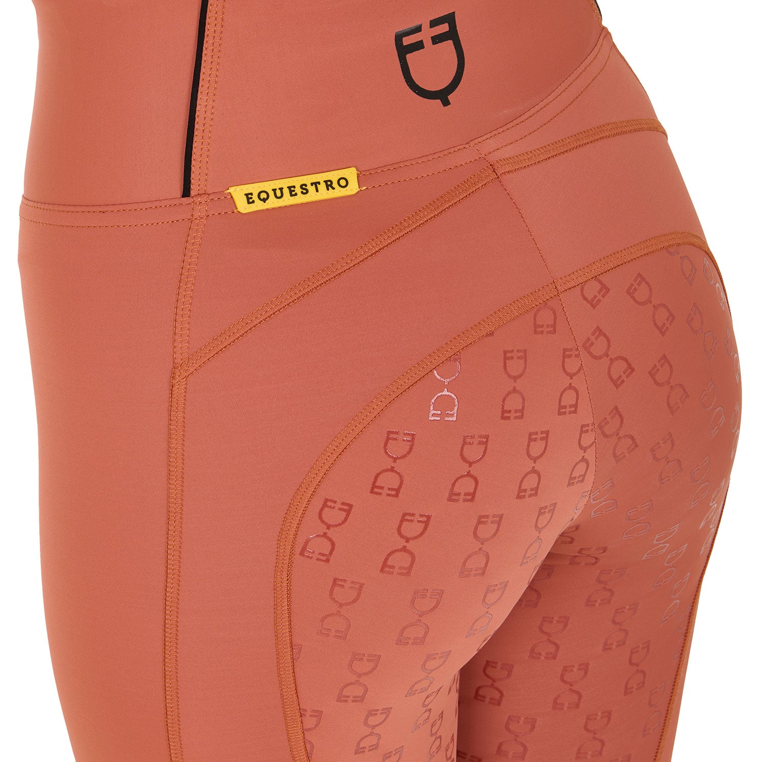 Equestro Leggins Donna Slim Fit Full Grip