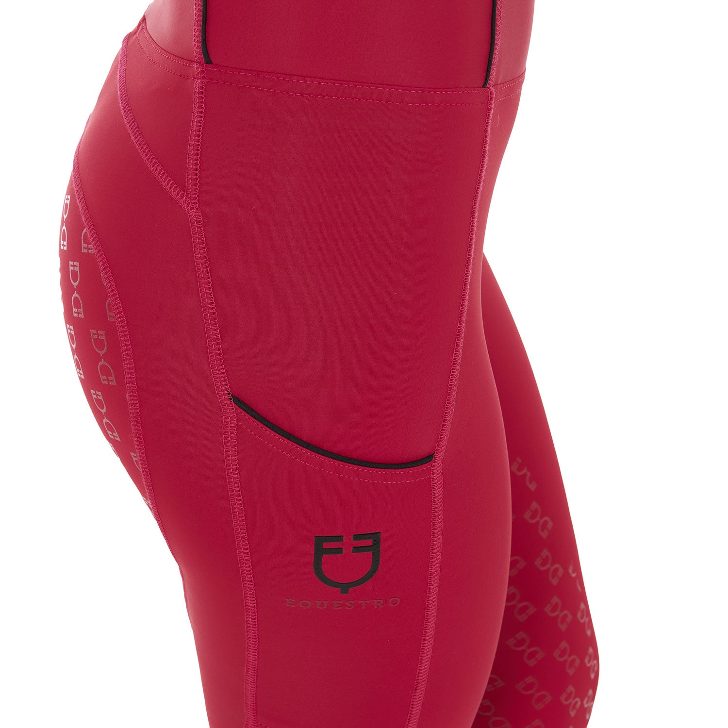 Equestro Leggins Donna Slim Fit Full Grip