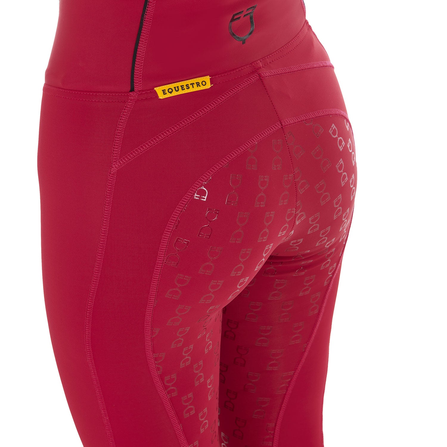 Equestro Leggins Donna Slim Fit Full Grip