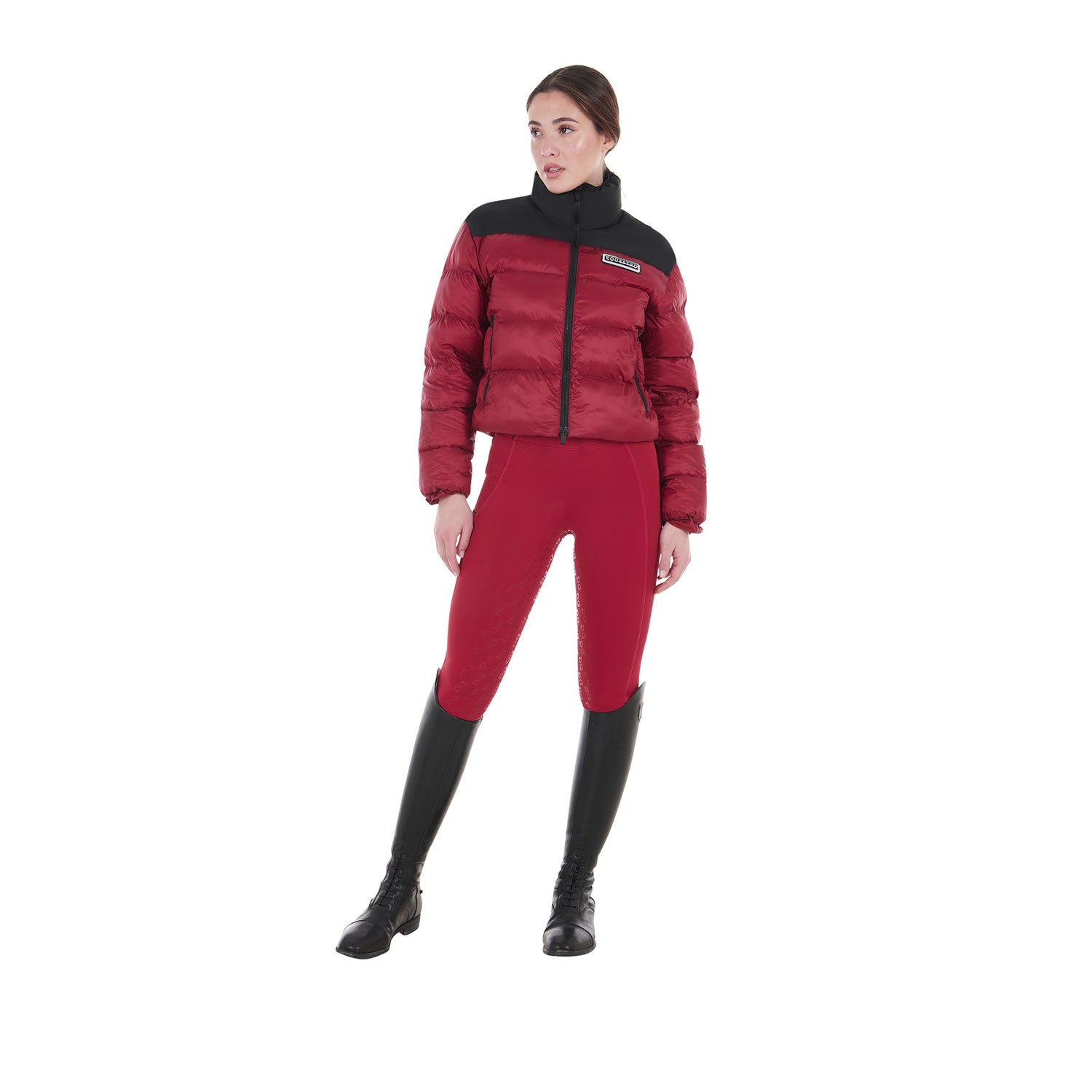 Equestro Leggins Donna Slim Fit Full Grip