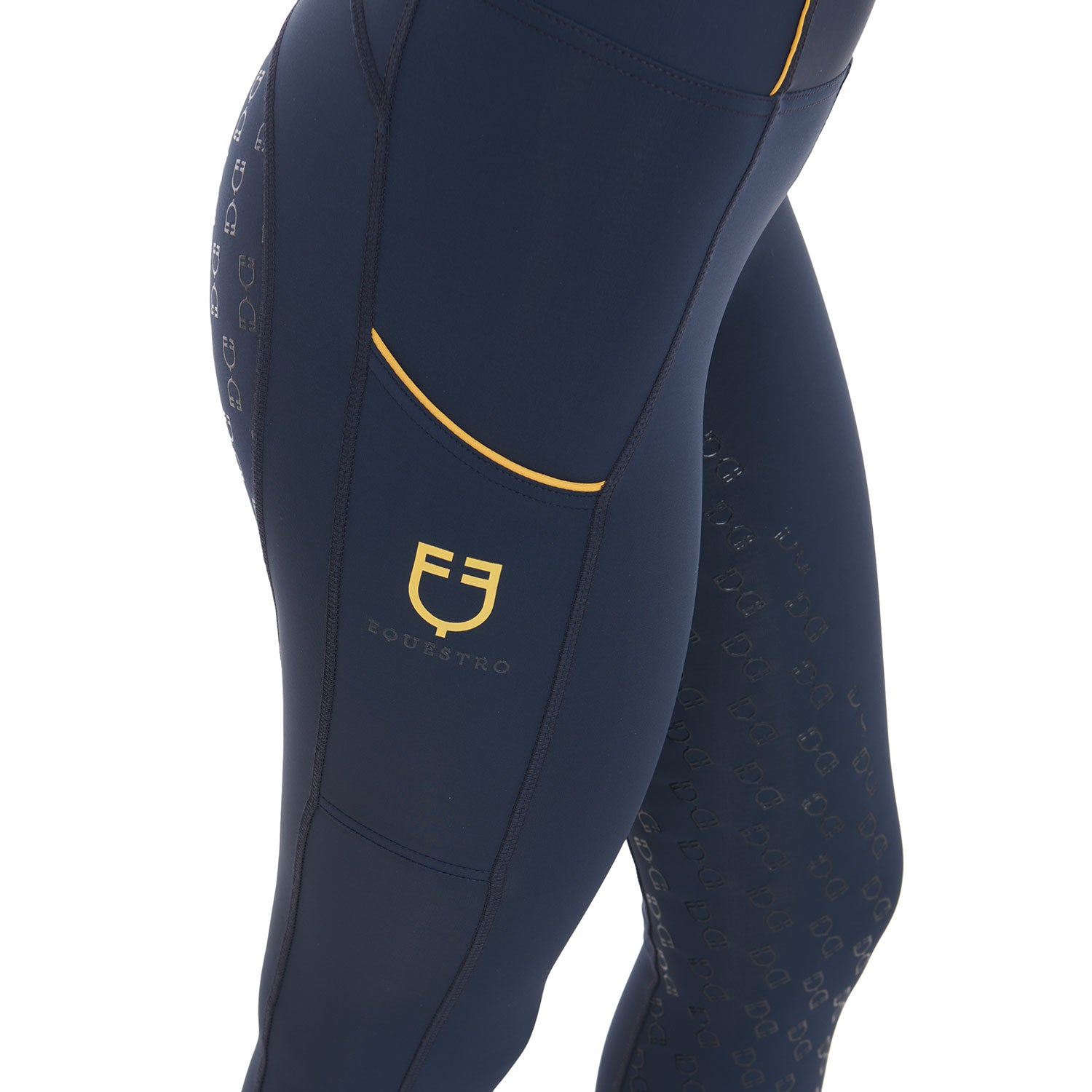 Equestro Leggins Donna Slim Fit Full Grip