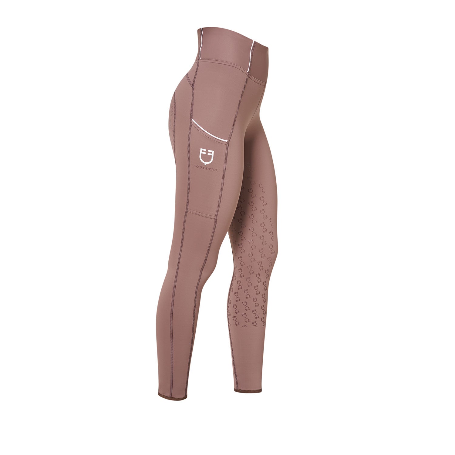 Equestro Leggins Donna Slim Fit Full Grip