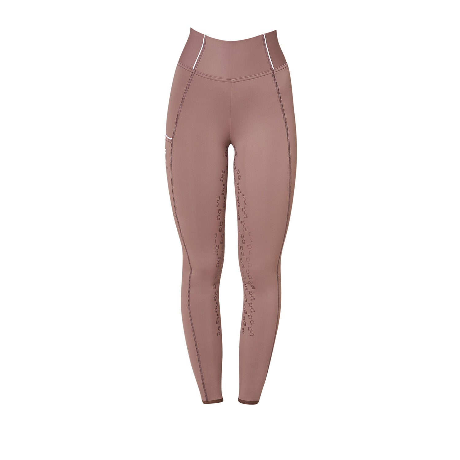 Equestro Leggins Donna Slim Fit Full Grip