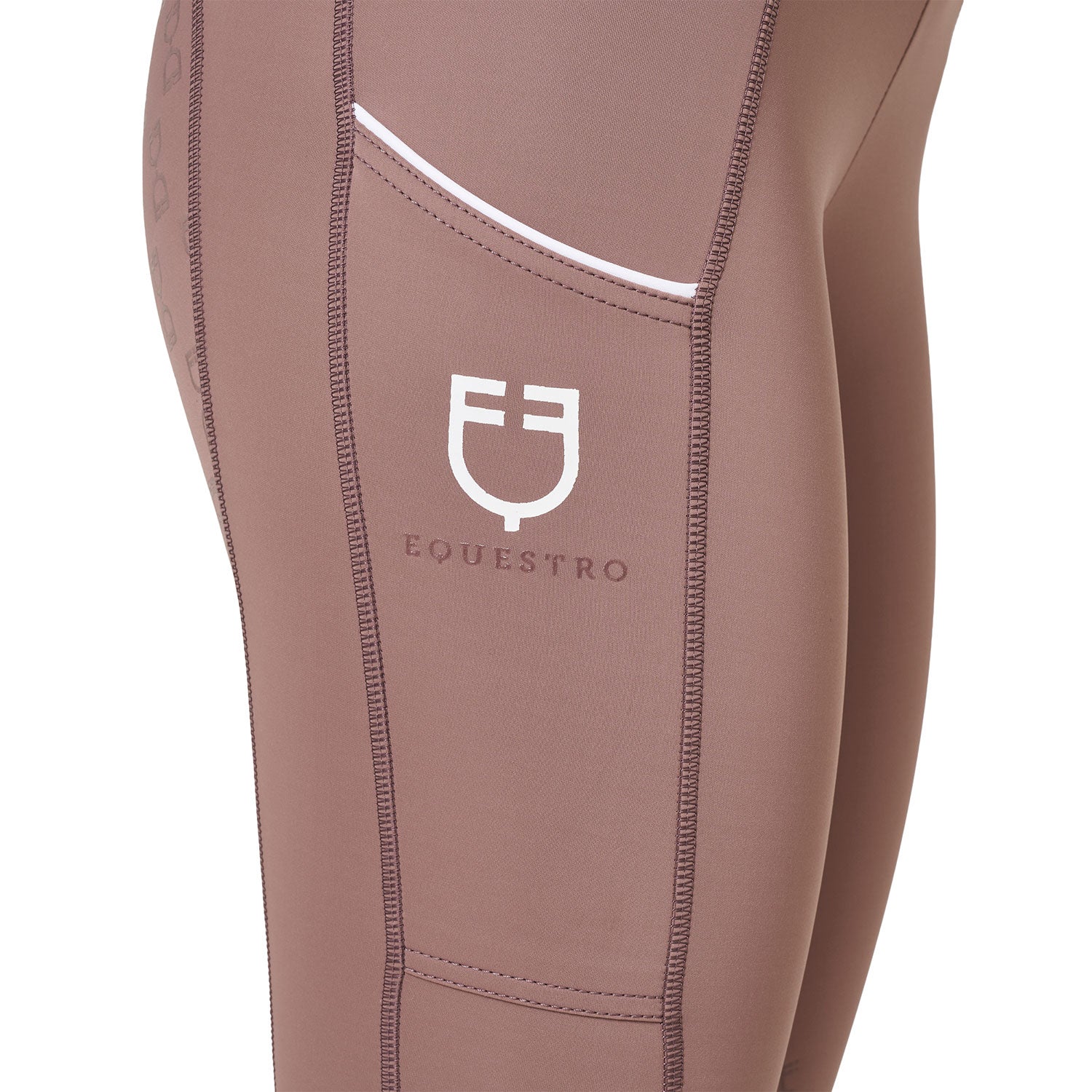Equestro Leggins Donna Slim Fit Full Grip