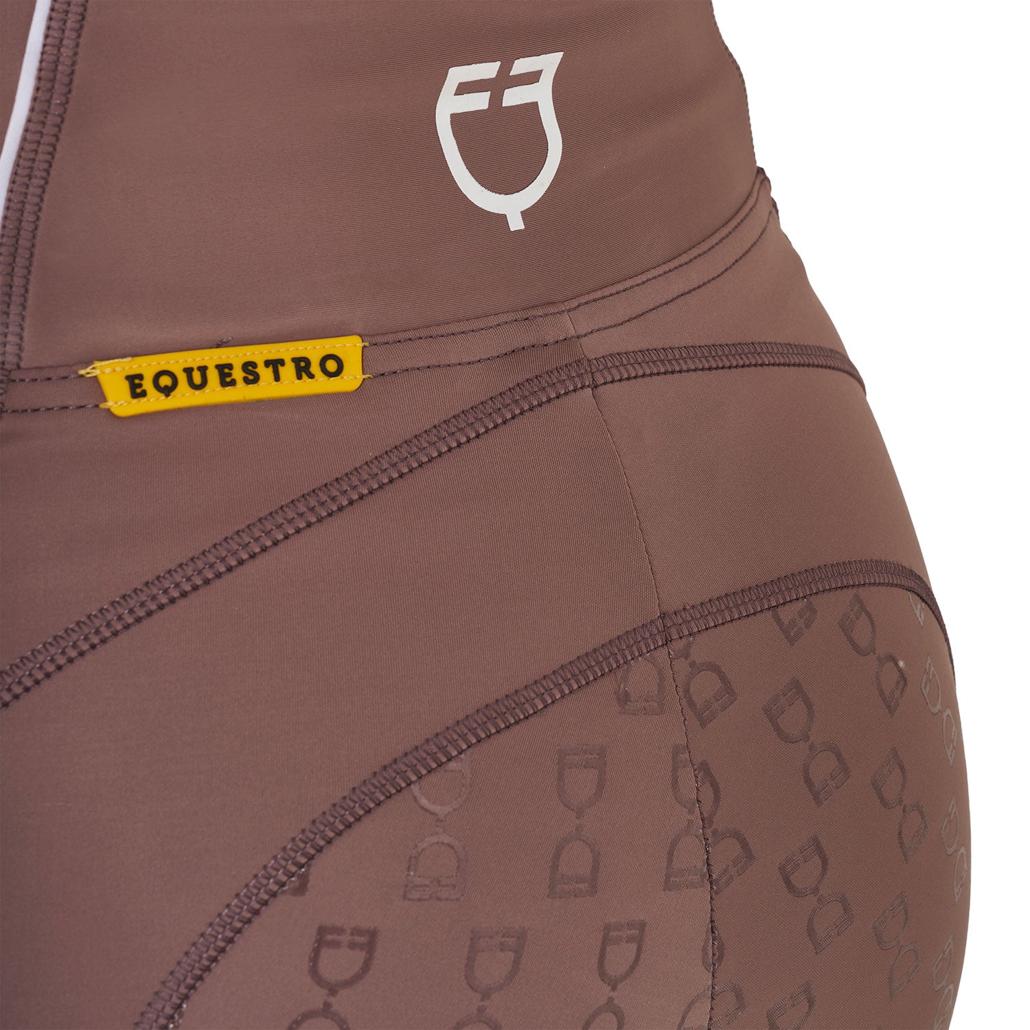 Equestro Leggins Donna Slim Fit Full Grip