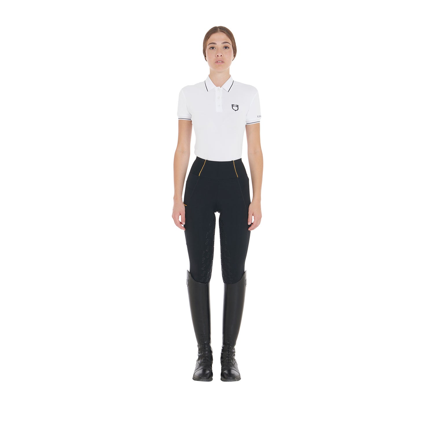 Equestro Leggins Donna Slim Fit Full Grip