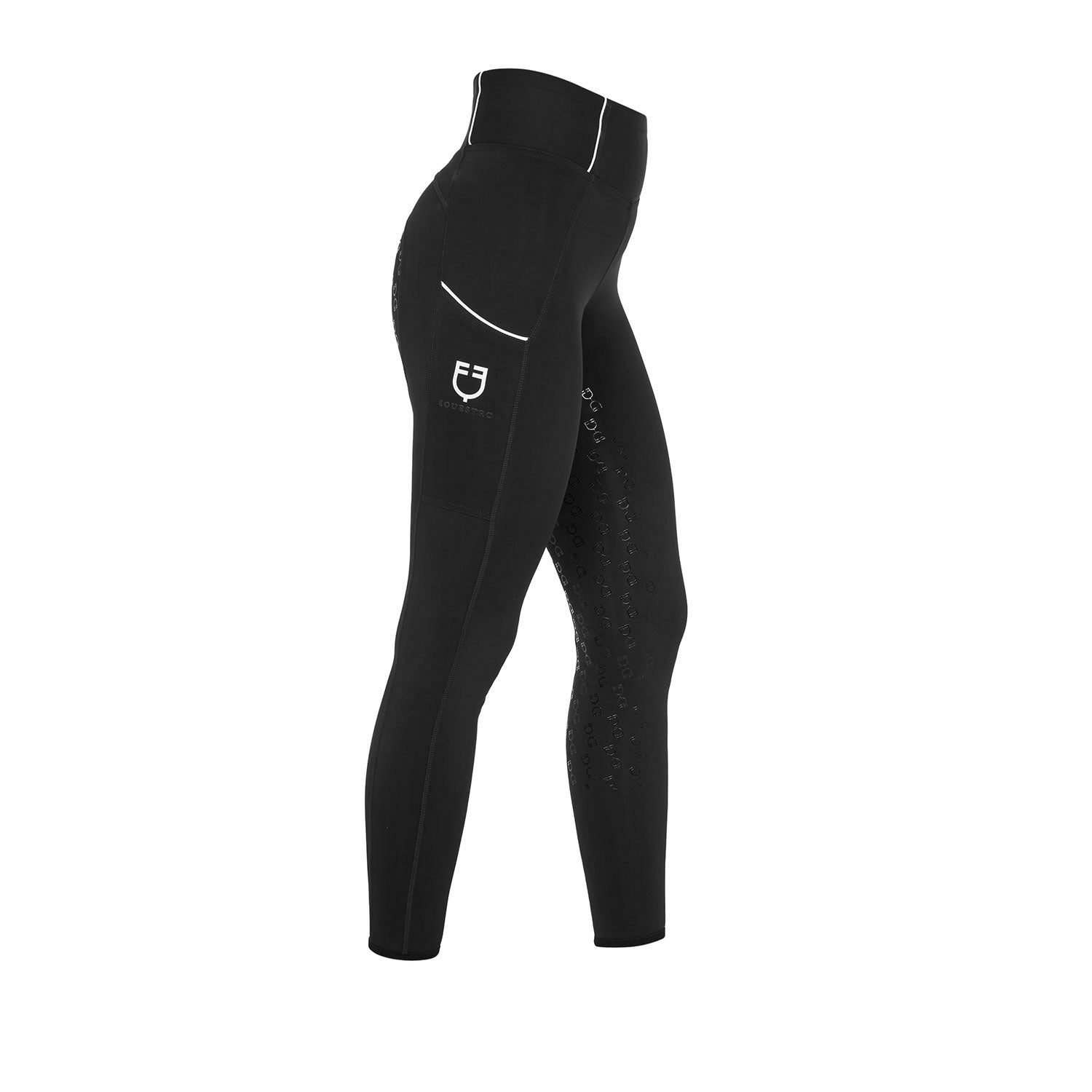 Equestro Leggins Donna Slim Fit Full Grip