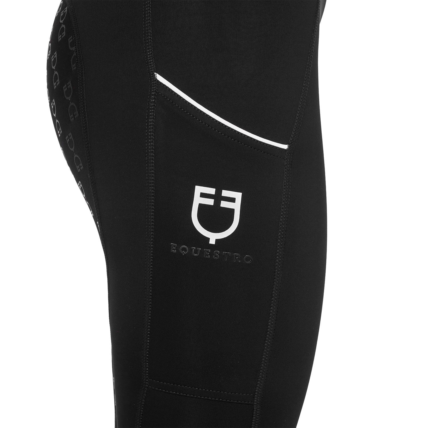 Equestro Leggins Donna Slim Fit Full Grip