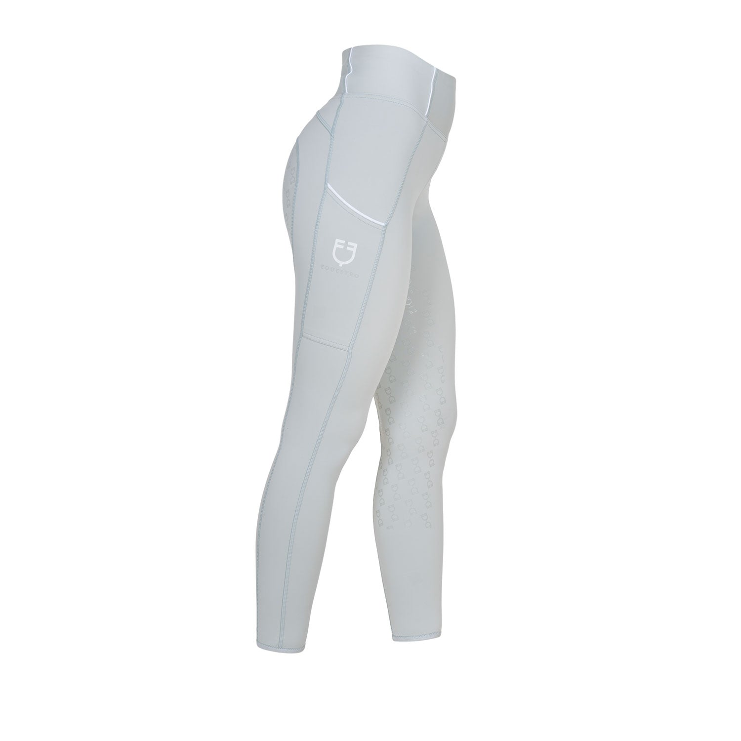 Equestro Leggins Donna Slim Fit Full Grip