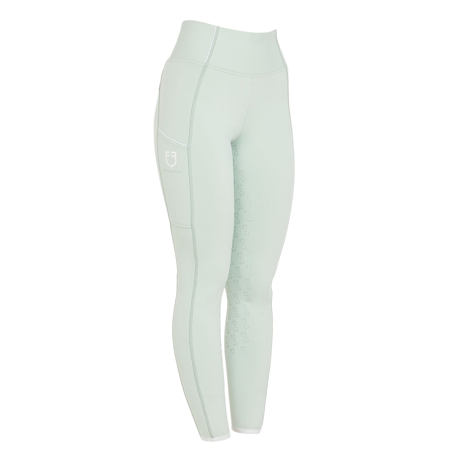Equestro Leggins Donna Slim Fit Full Grip