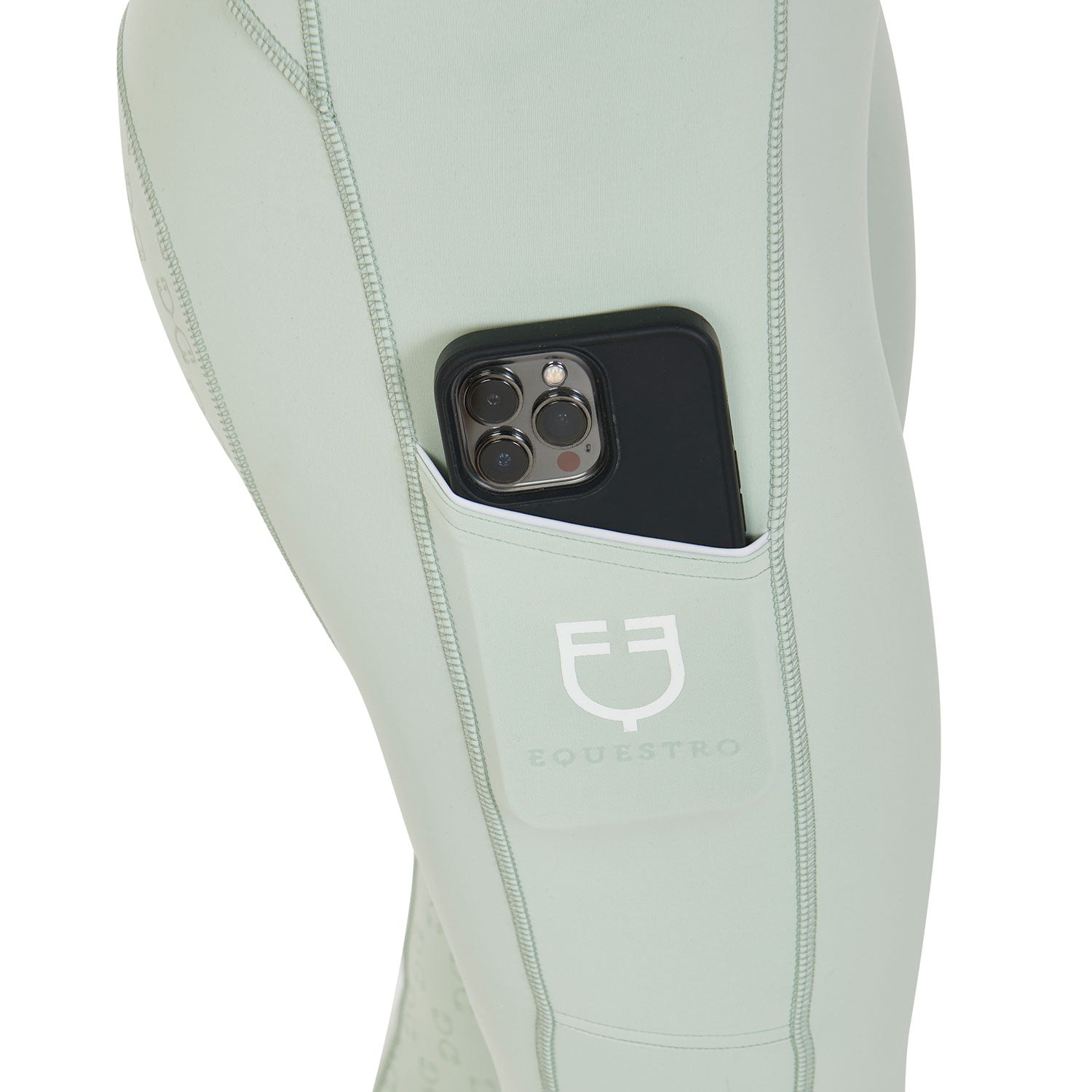 Equestro Leggins Donna Slim Fit Full Grip