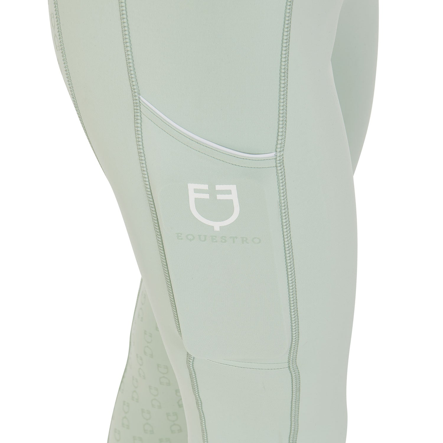 Equestro Leggins Donna Slim Fit Full Grip