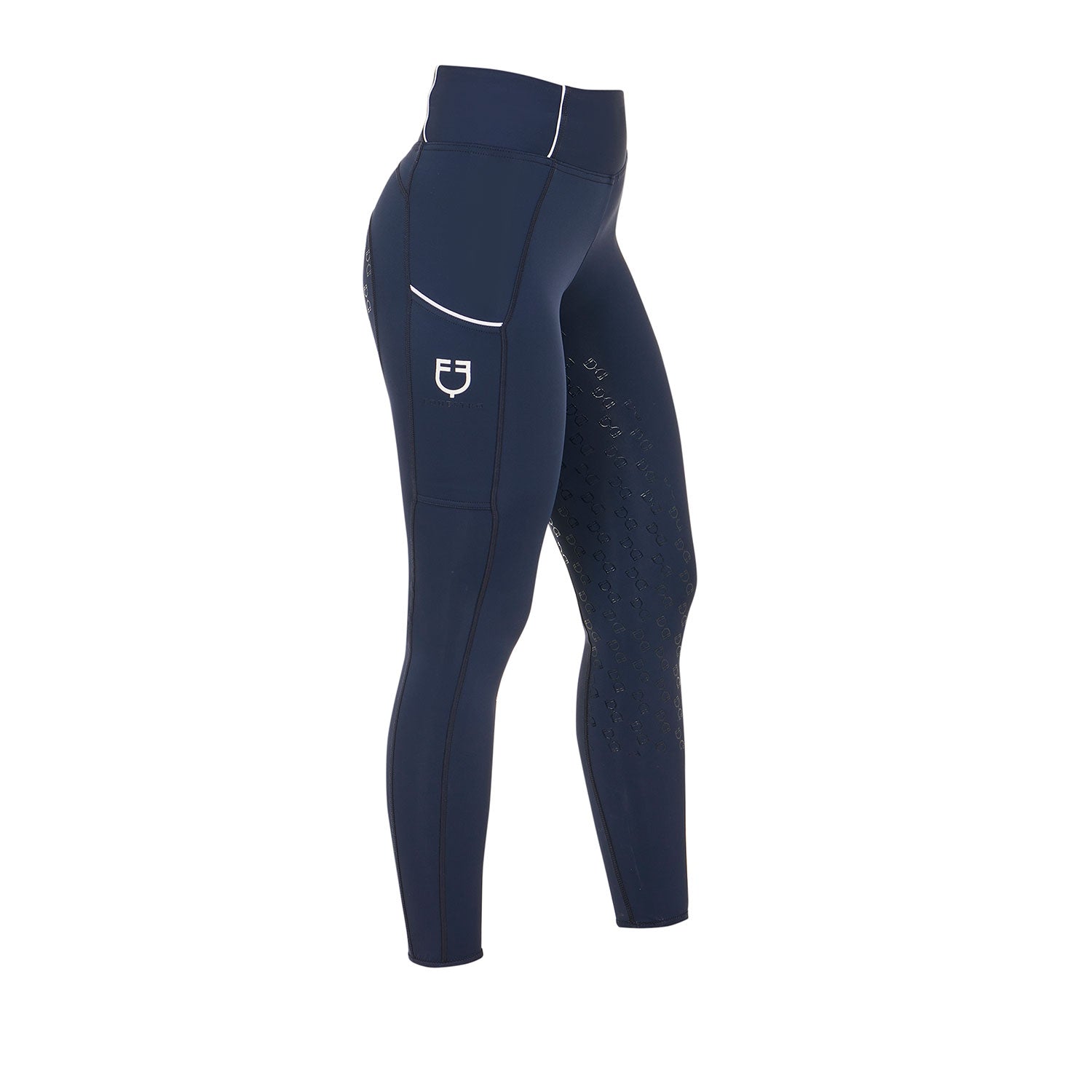 Equestro Leggins Donna Slim Fit Full Grip