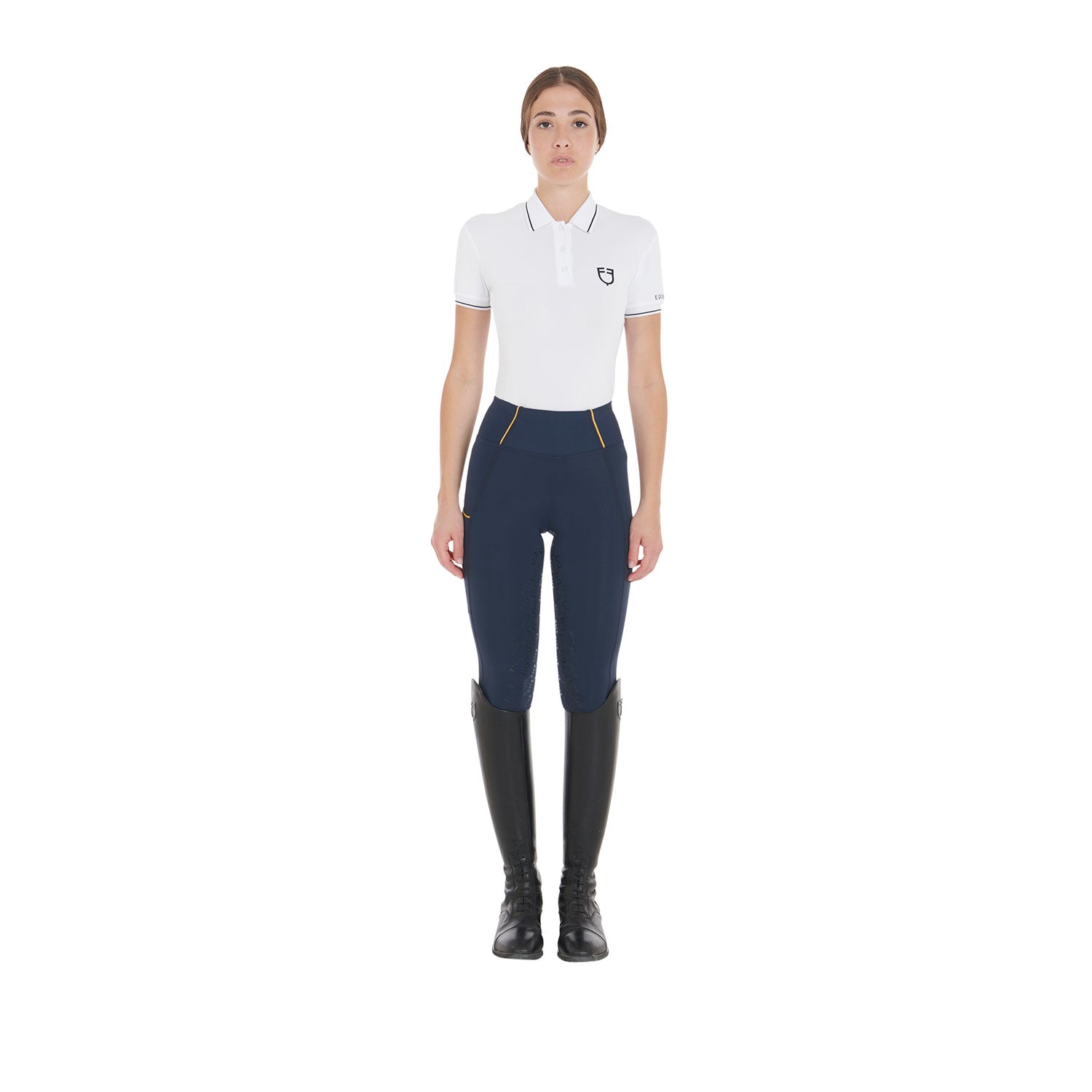 Equestro Leggins Donna Slim Fit Full Grip