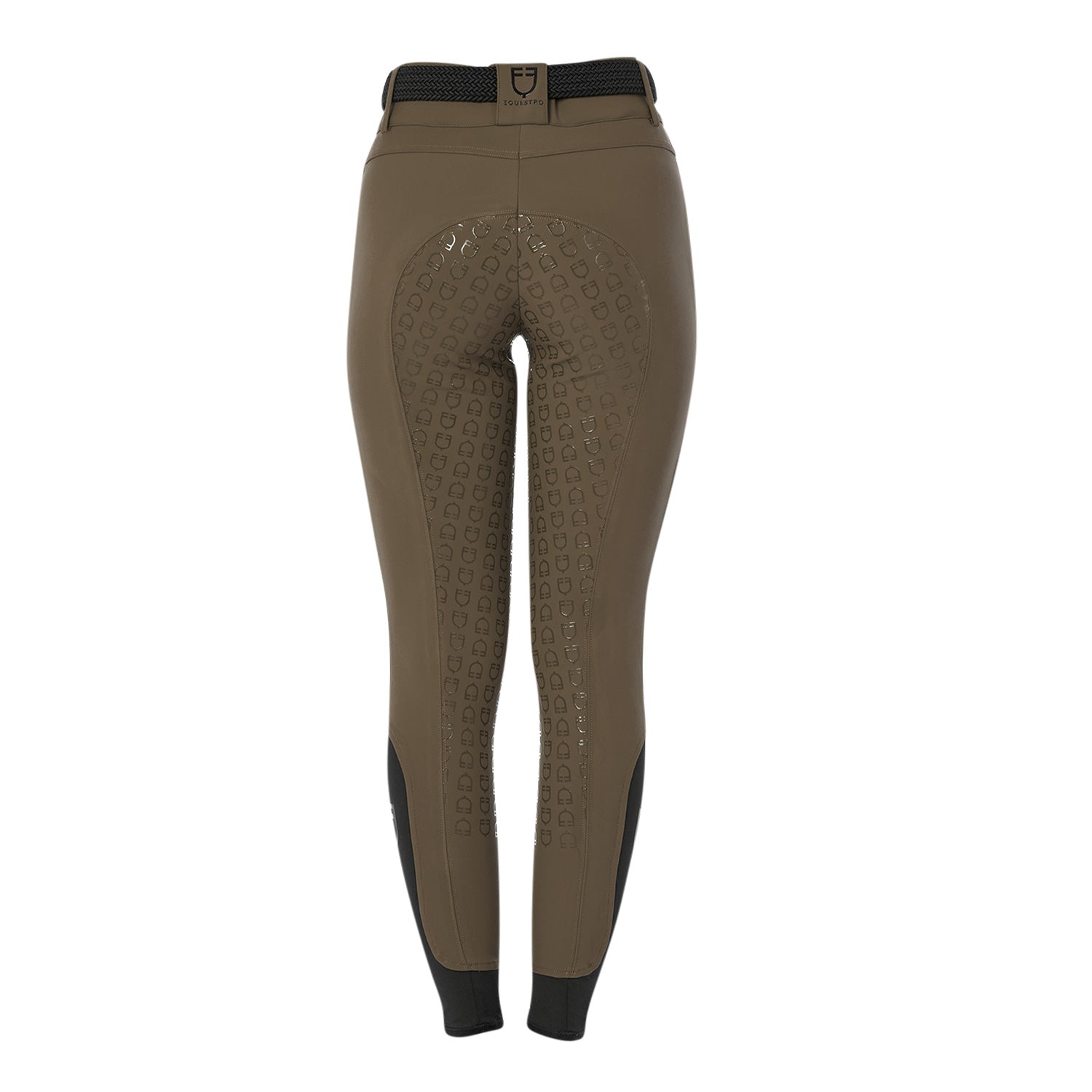 Equestro Pantaloni Donna Full Grip a Vita Alta