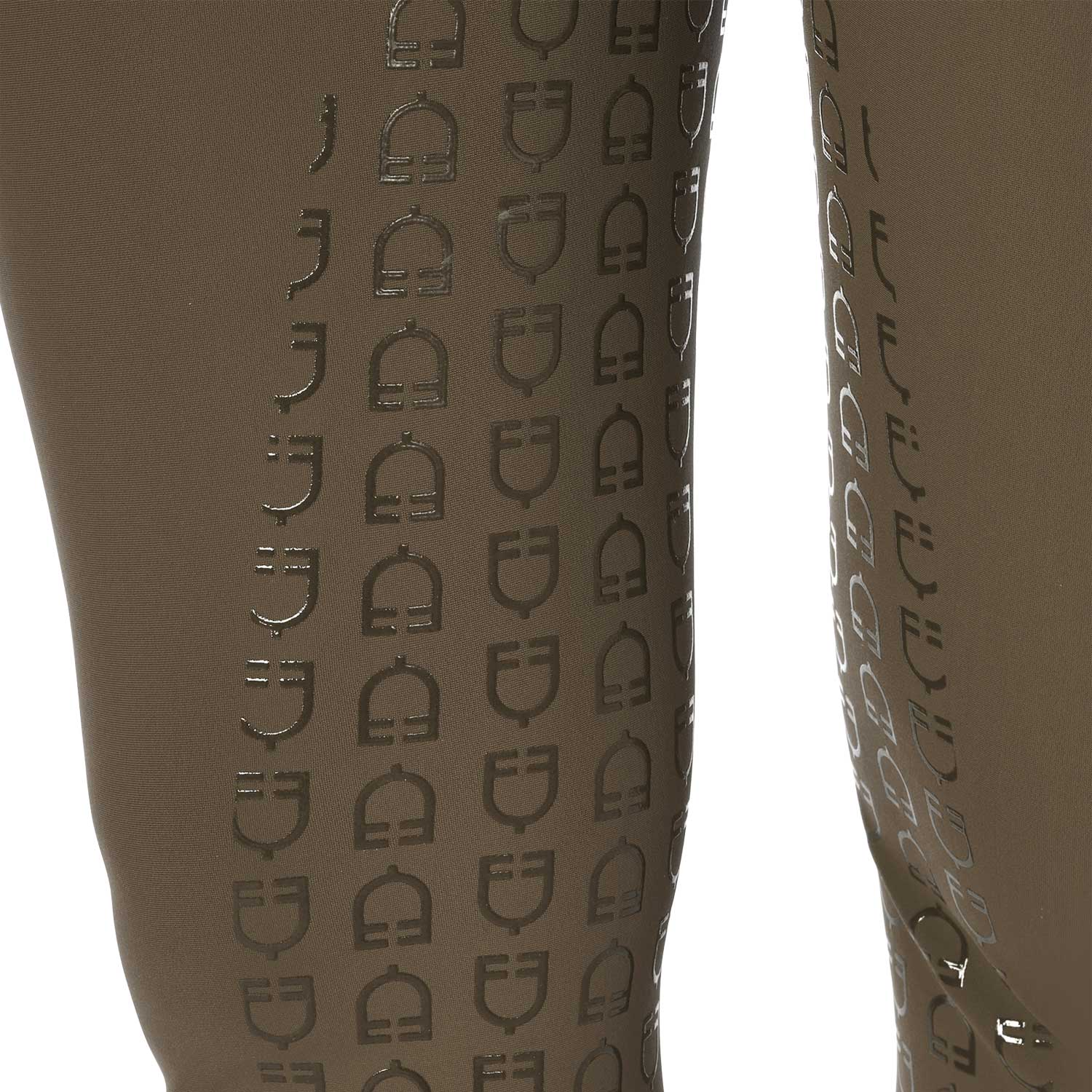 Equestro Pantaloni Donna Full Grip a Vita Alta