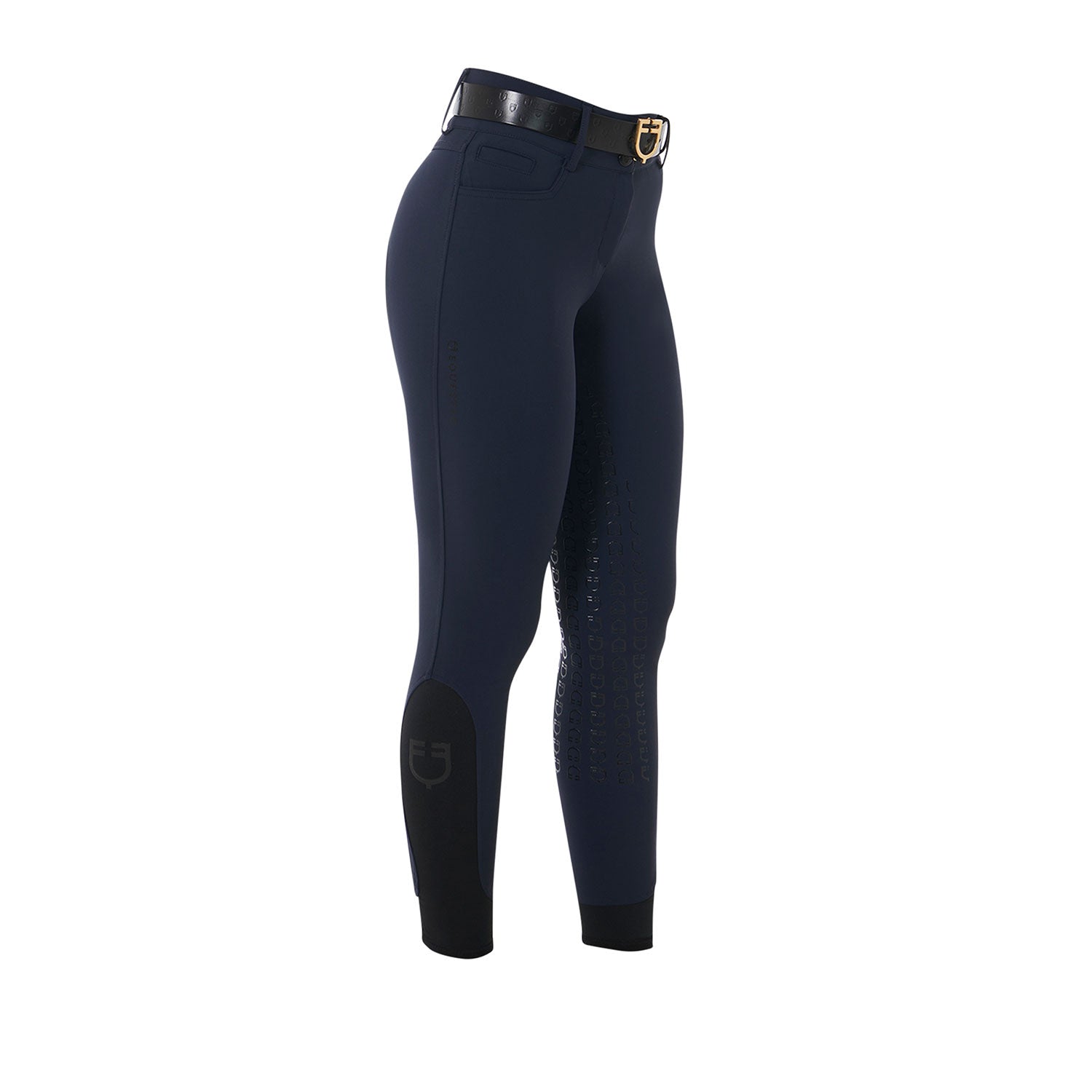 Equestro Pantaloni Donna Full Grip a Vita Alta