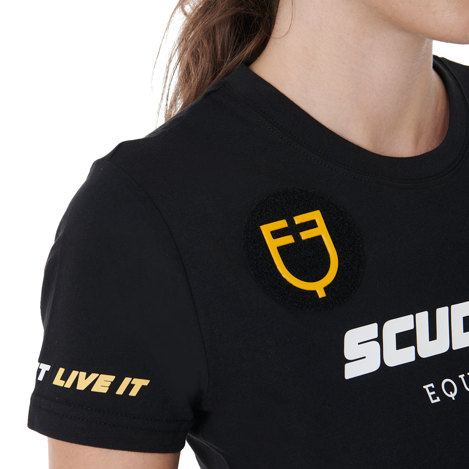 Equestro T Shirt Donna Slim Fit Scuderia