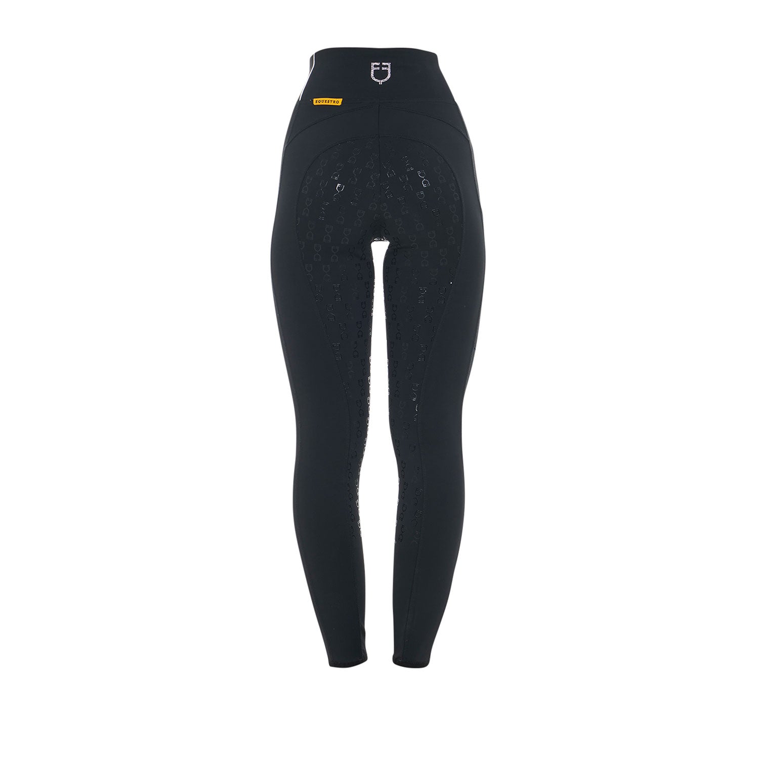 Leggings da donna Equestro Slim Fit con Strass