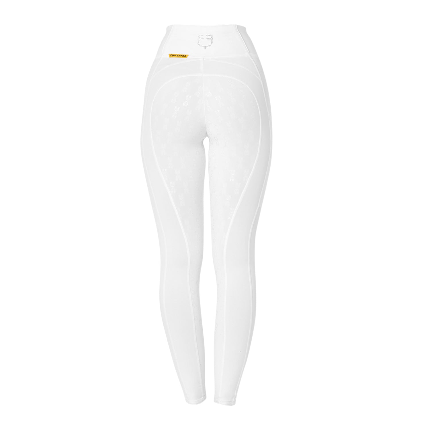 Equestro Leggings Donna Slim Fit con Strass