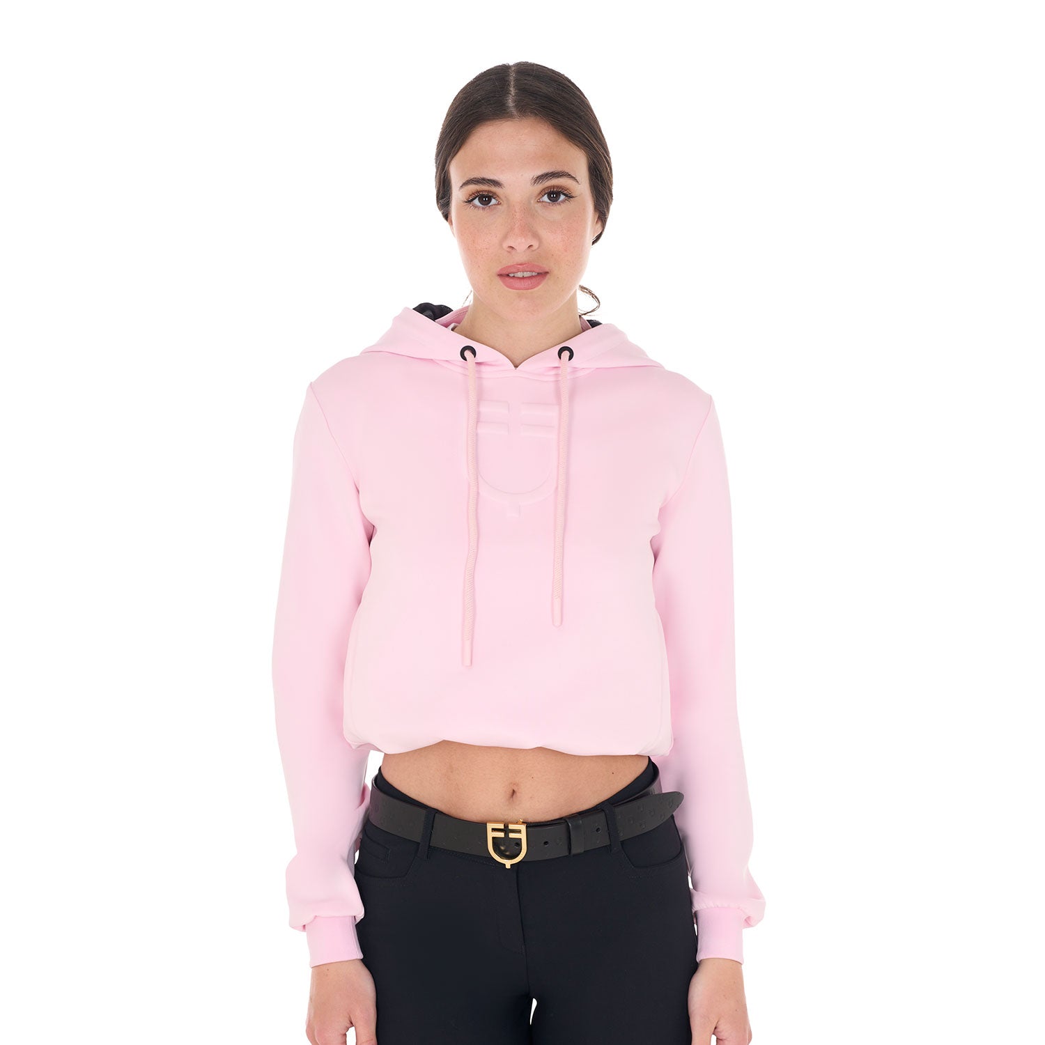 Felpa donna Equestro cut out con cappuccio 2025