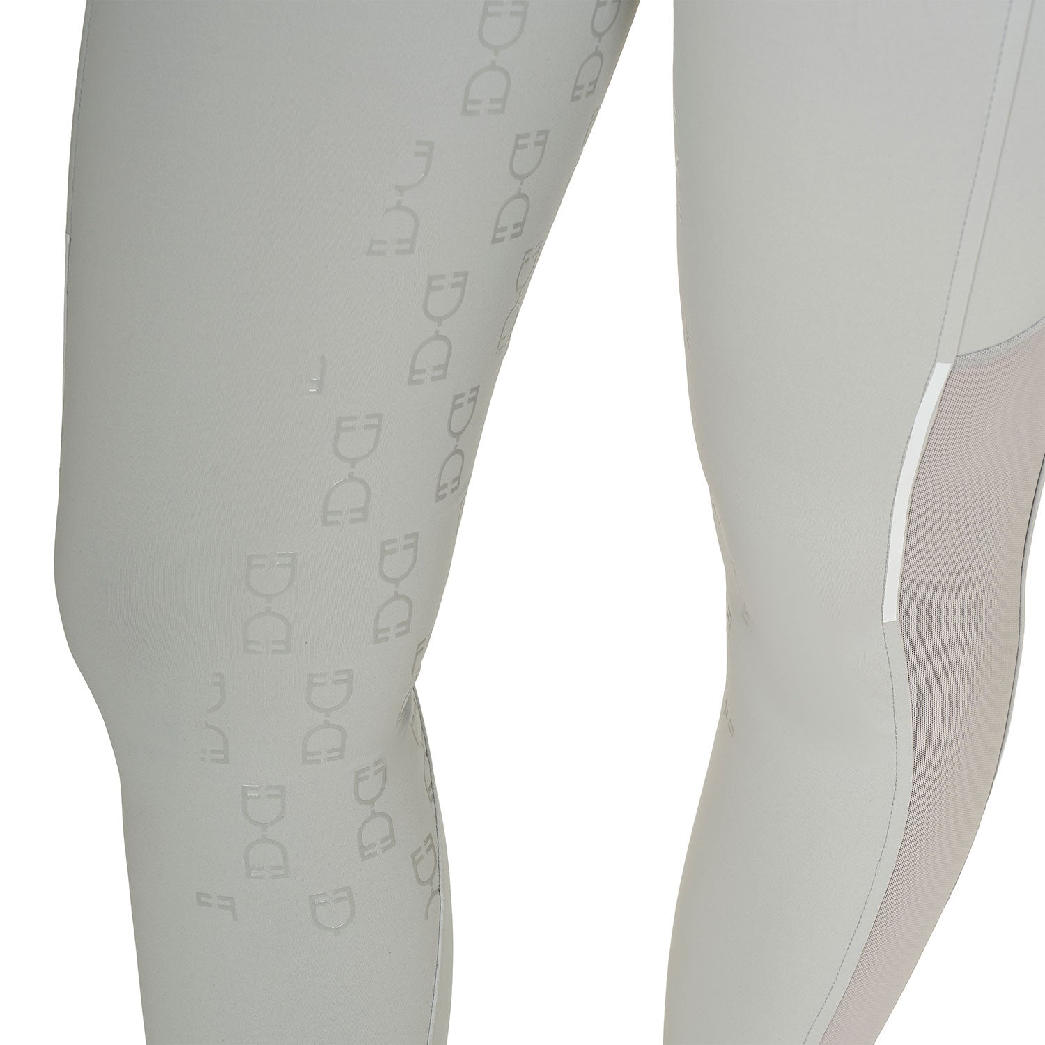 Equestro Leggings Donna Slim Fit Inserti Micro Mesh