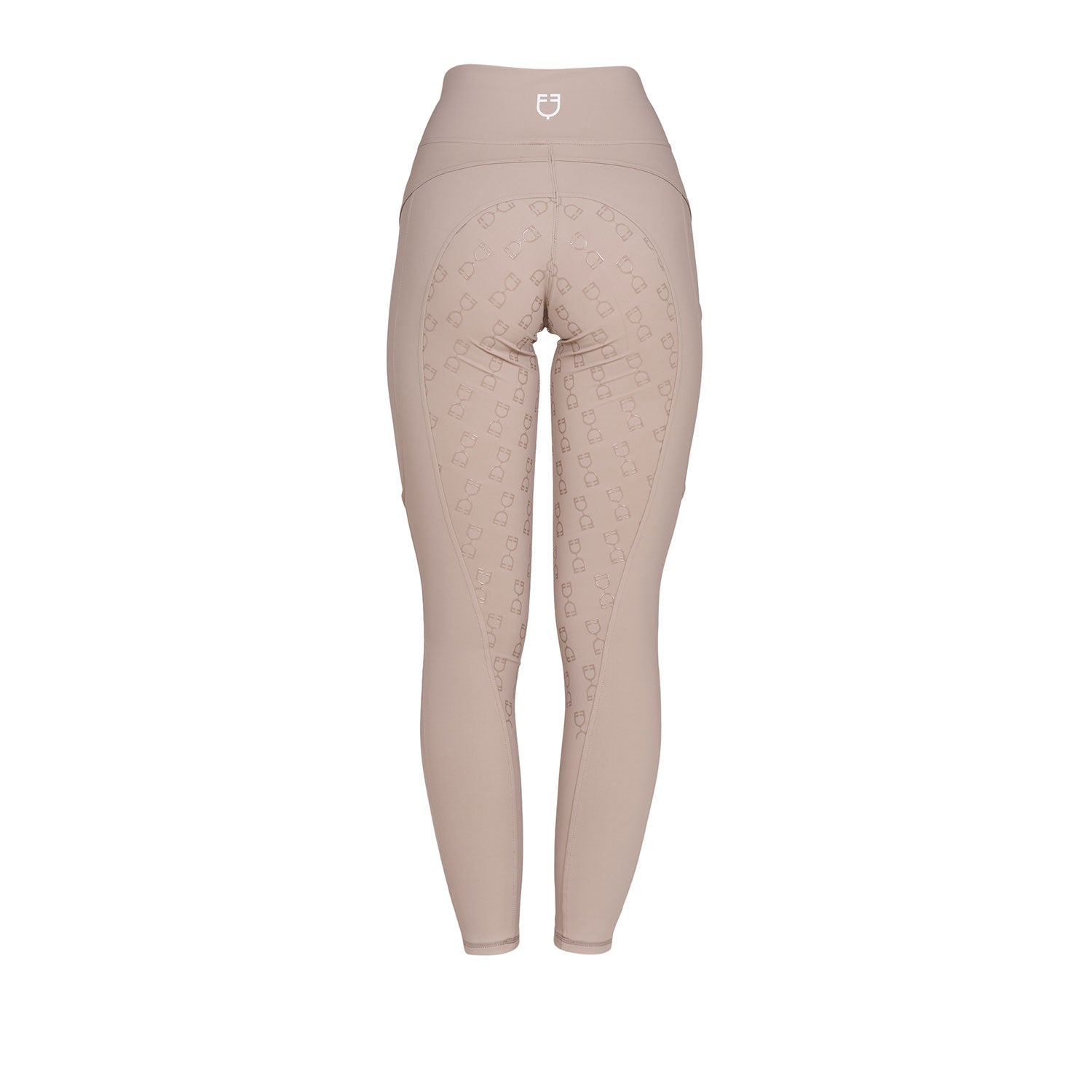 Equestro Leggings Donna Slim Fit Inserti Micro Mesh